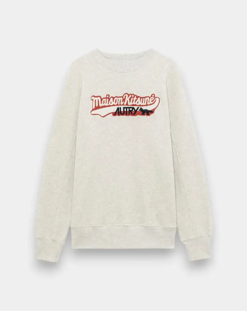 Sudadera Autry x Maison Kitsuné SWPX MK1M GREY AUTRY