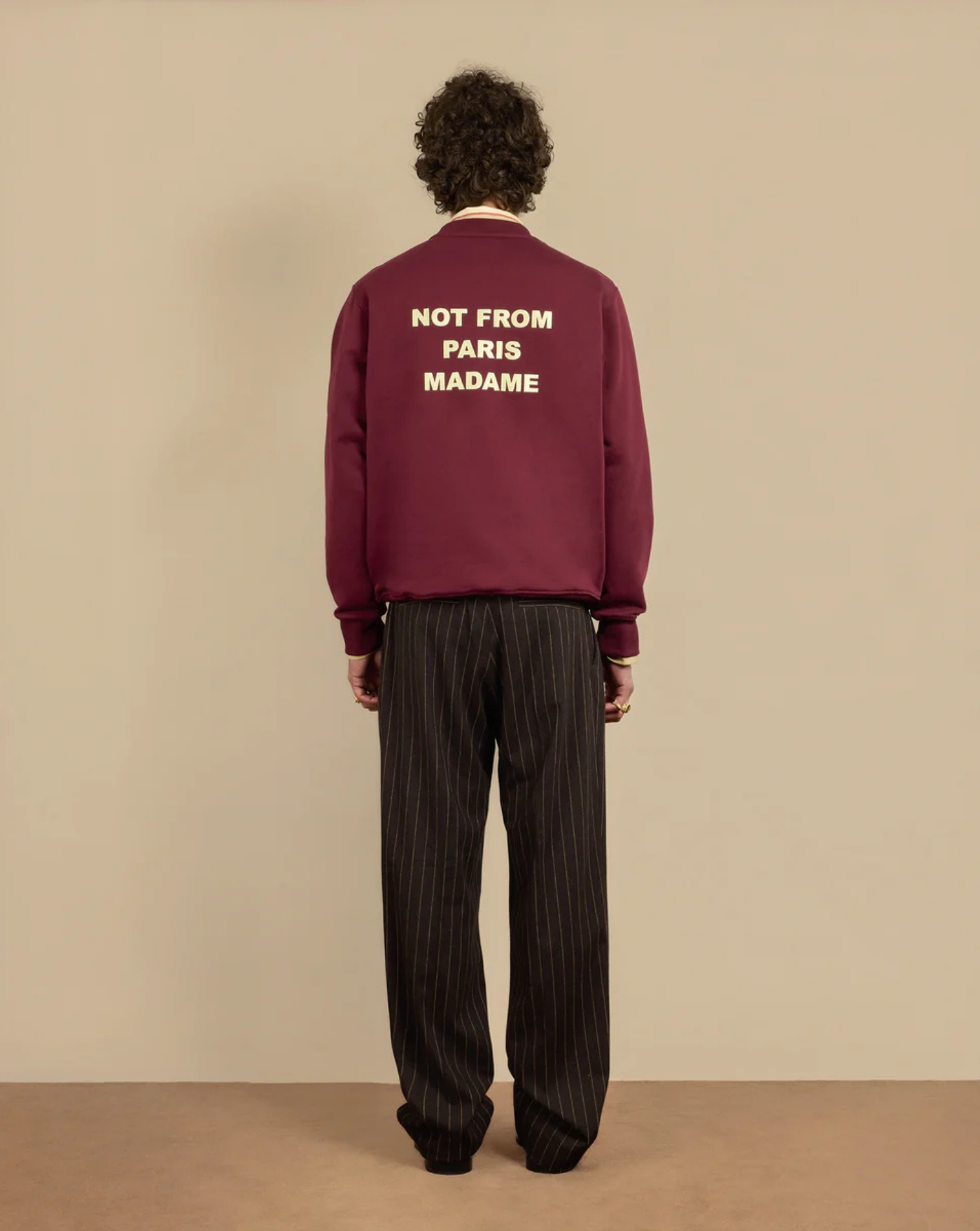 Sudadera Drole de Monsieur Le Sweatshirt Slogan SW149 CO127 WN DROLE DE MONSIEUR