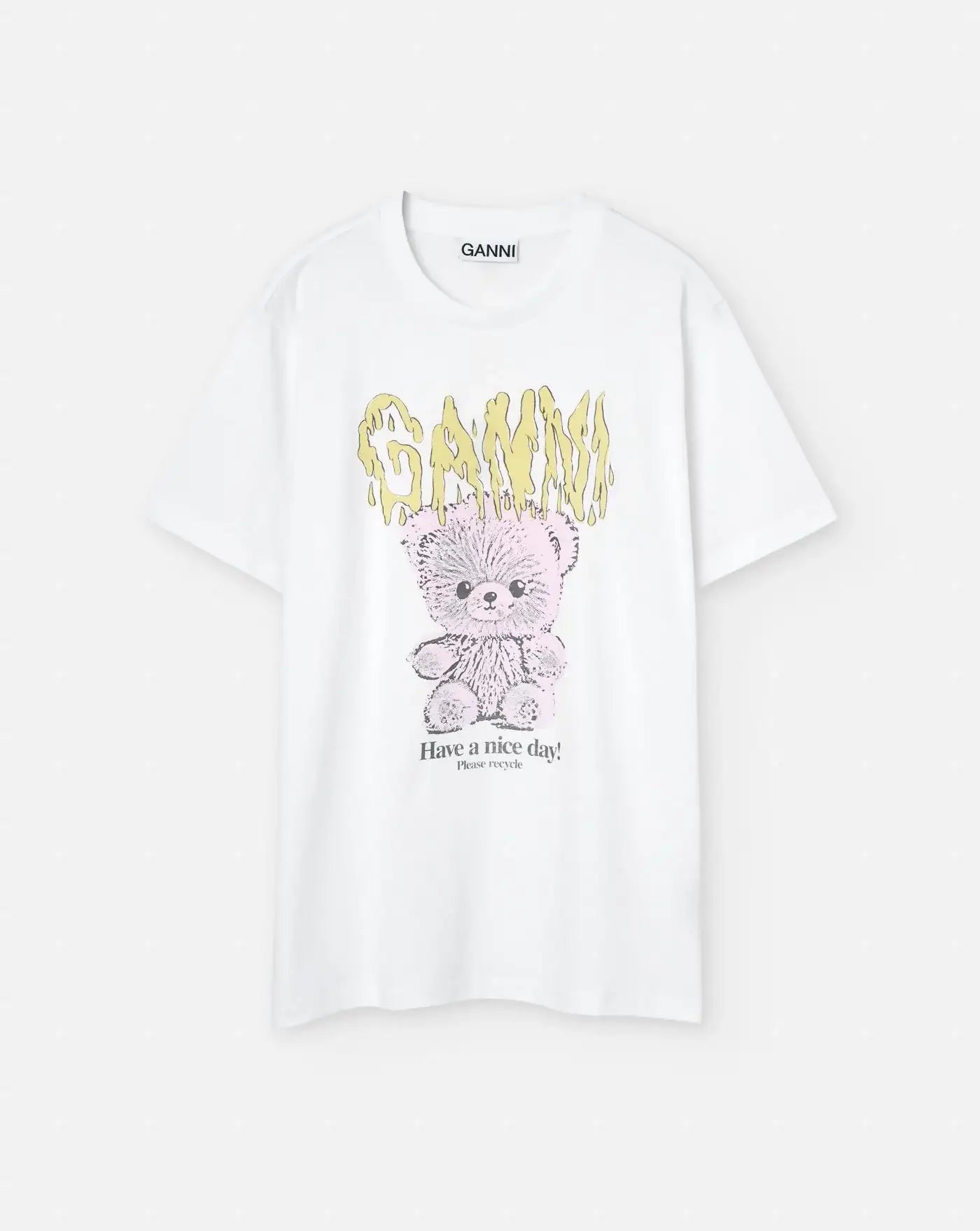 Camiseta Ganni Teddy T4289 151 GANNI