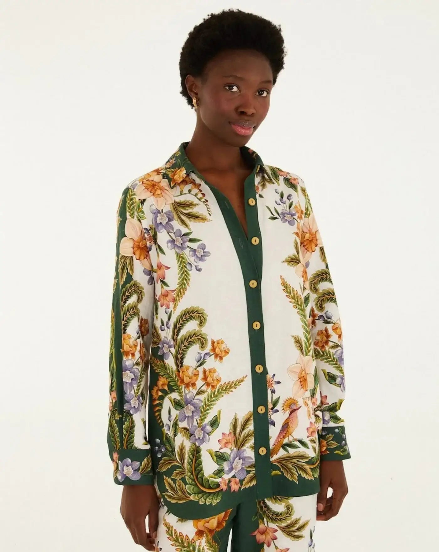 Camisa Farm Rio Nature Sand Shirt 349062 28068 FARM RIO