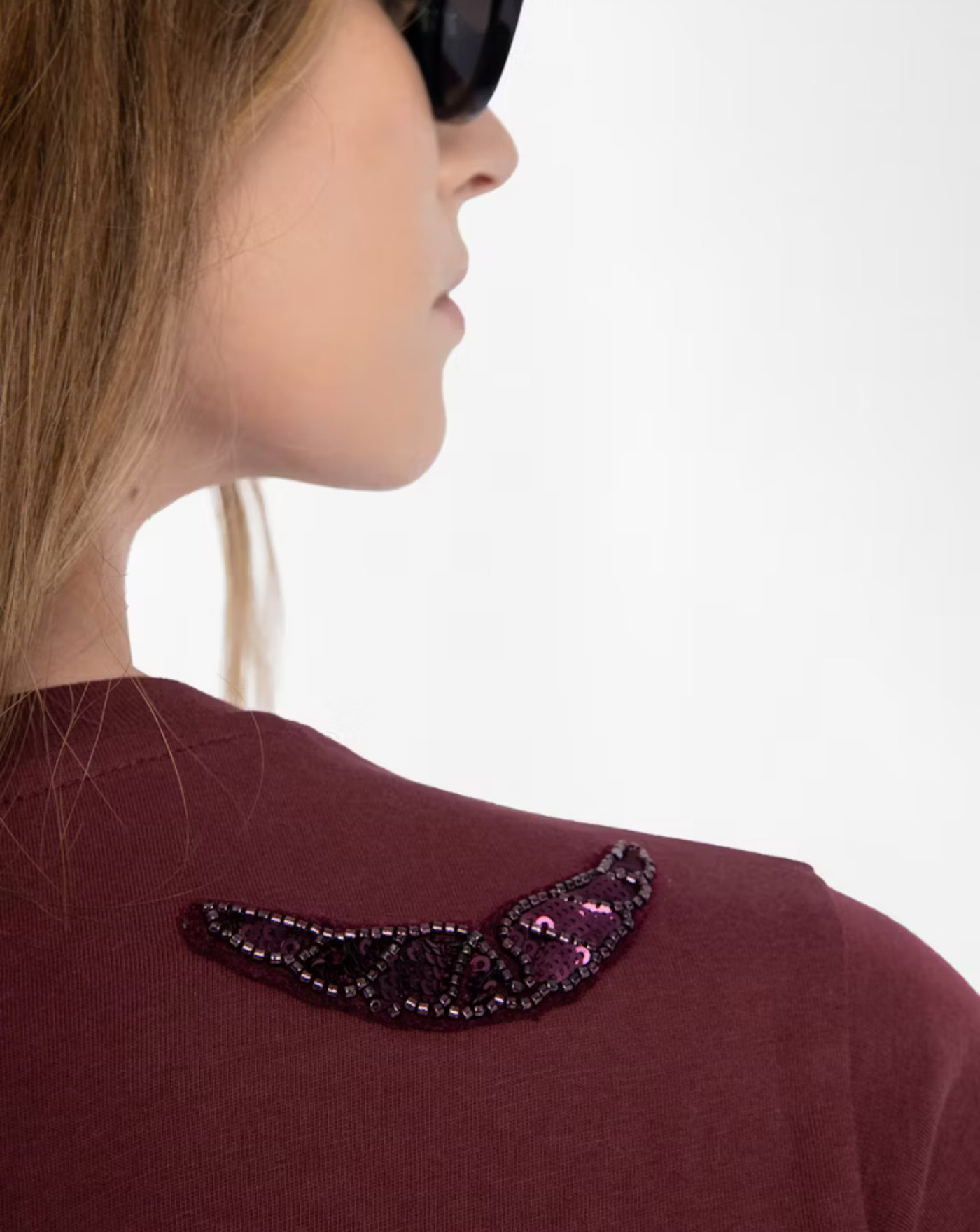 Camieta Zadig & Voltaire Alys Hc Embroidery Wings JWTS02821 540 ZADIG & VOLTAIRE