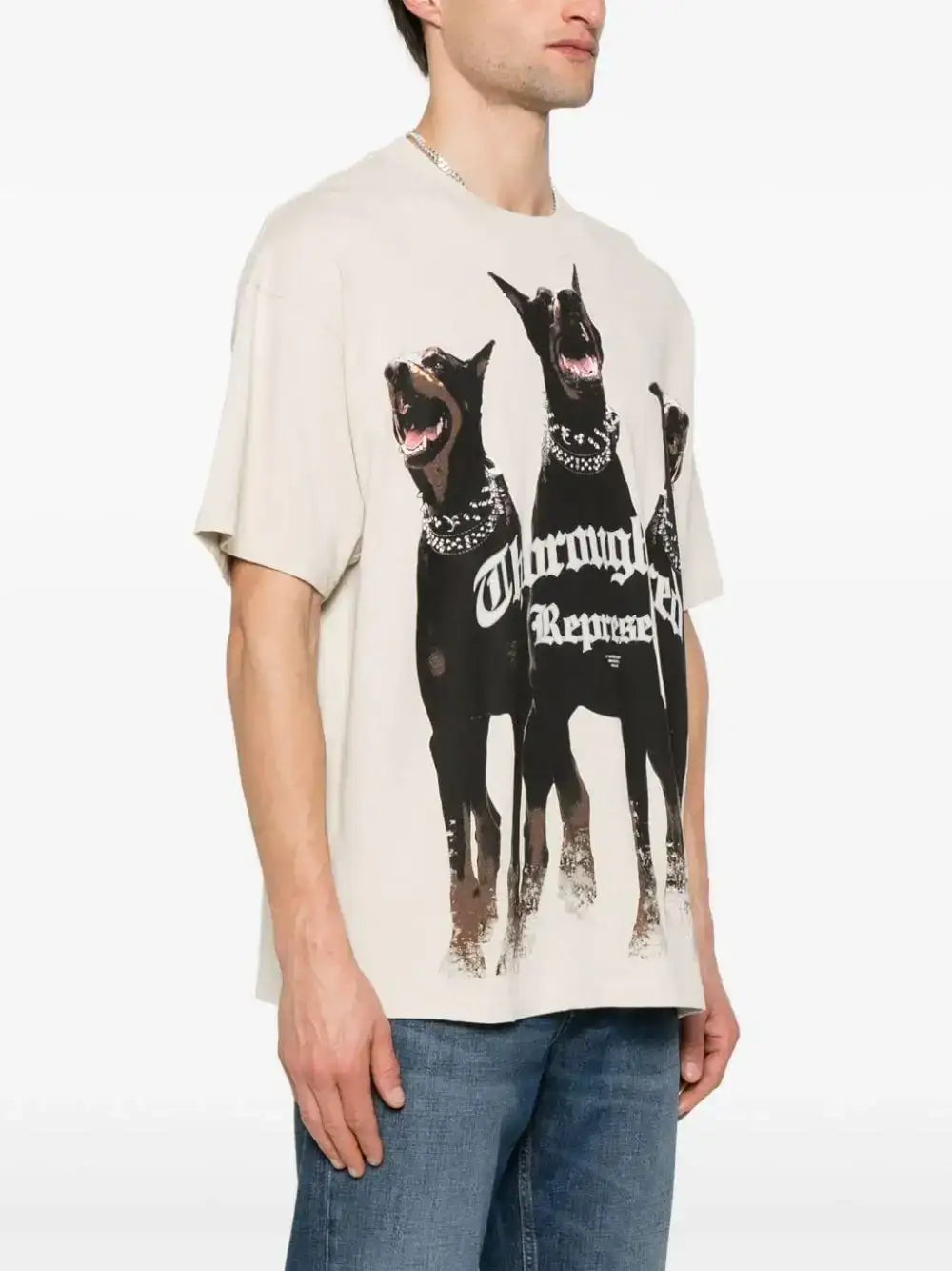 Camiseta Represent Troroughbred MLM49902 VINTAGE WHITE REPRESENT
