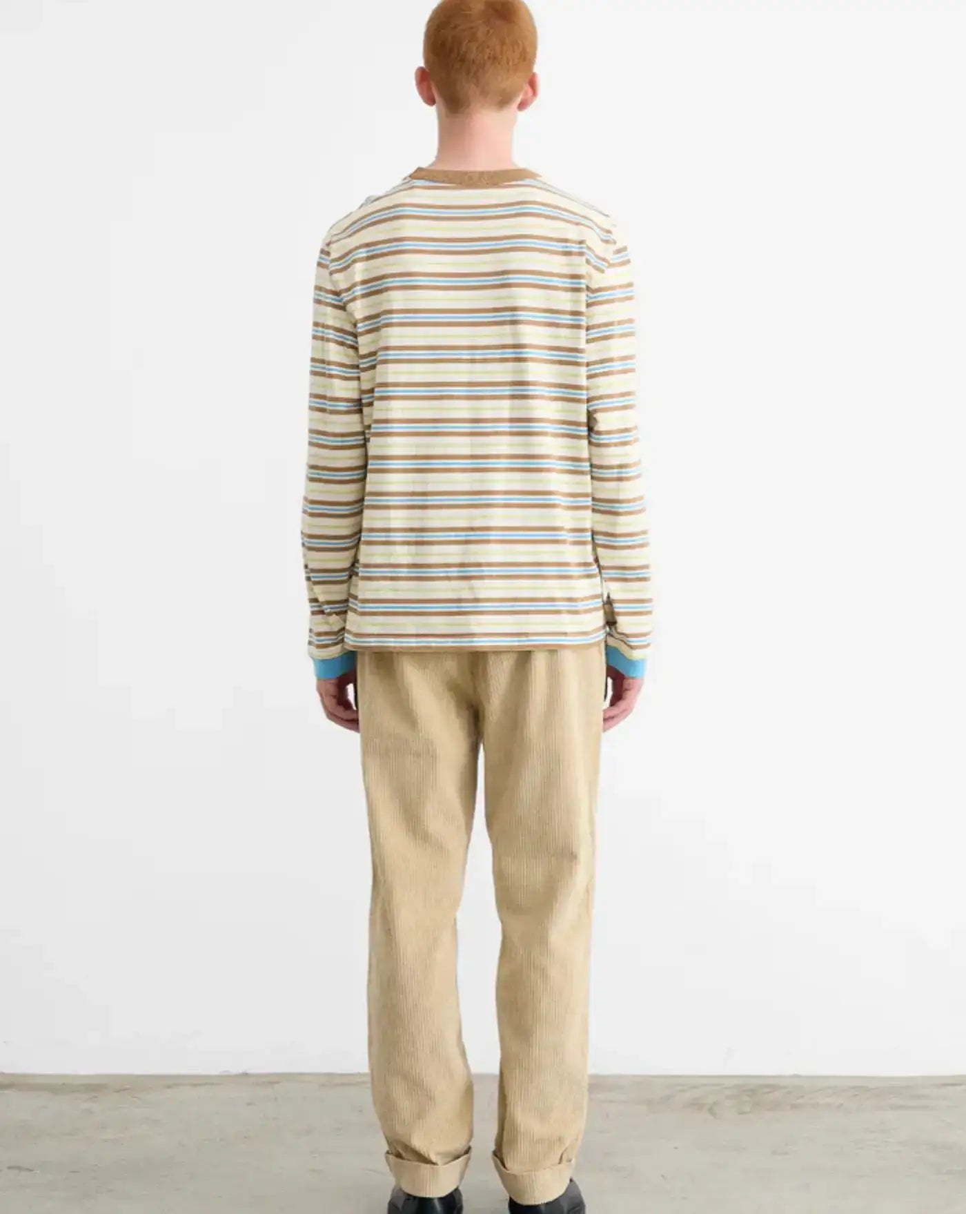 Camiseta Edmmond Logo Stripes 3253003010 PLAIN OFF WHITE EDMMOND