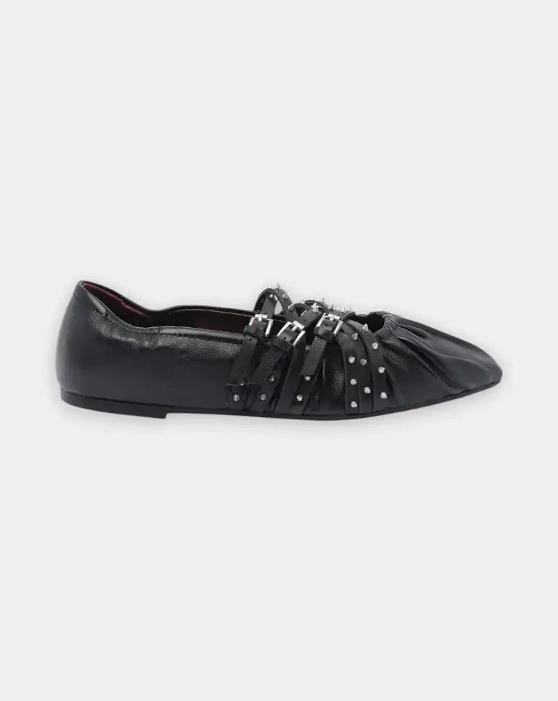 Zapatos Ash Brendah Nappa Foulard BRENDAH03 BLACK ASH