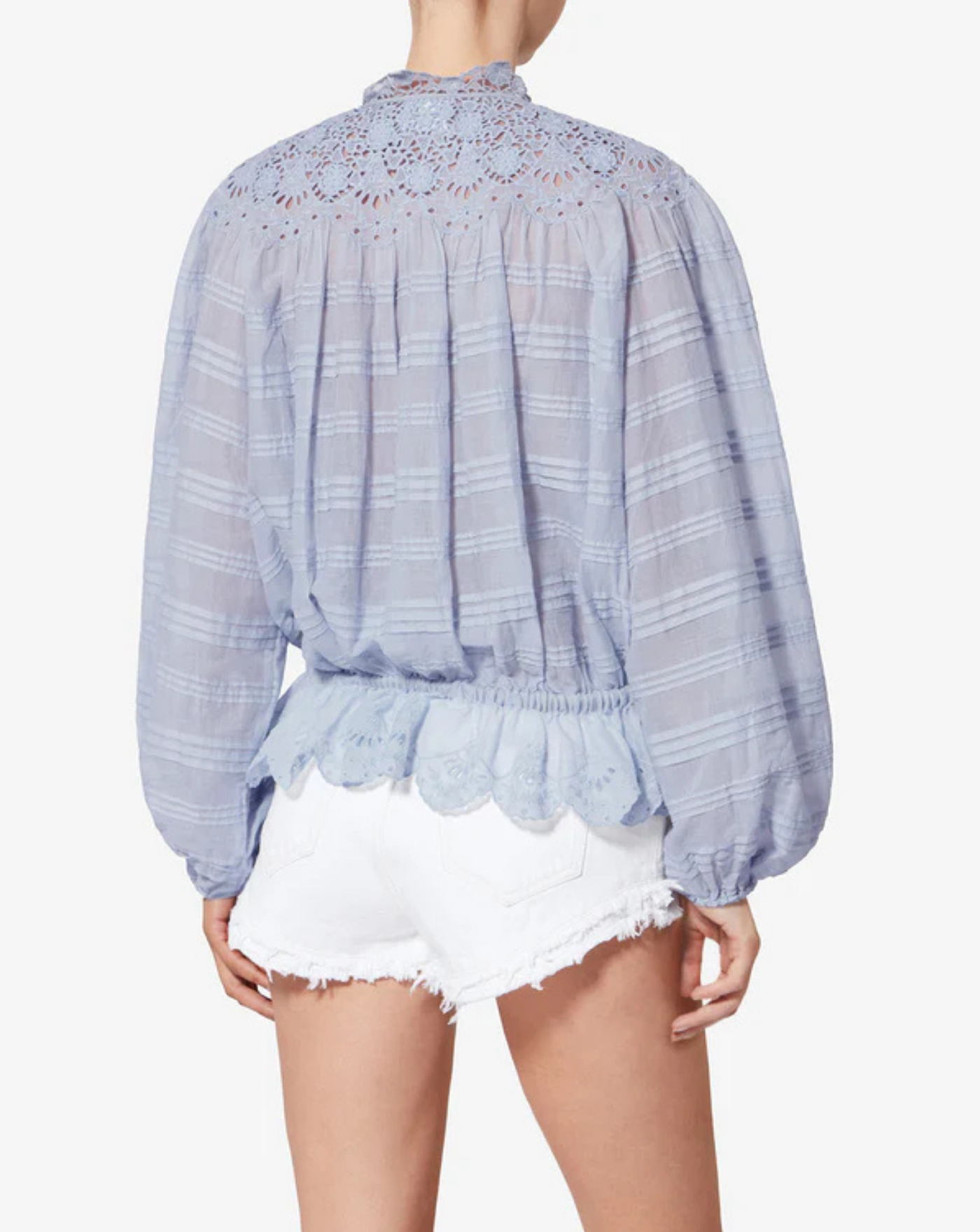 Blusa Isabel Marant Polly HT0767FAD1J05E 30LU ISABEL MARANT