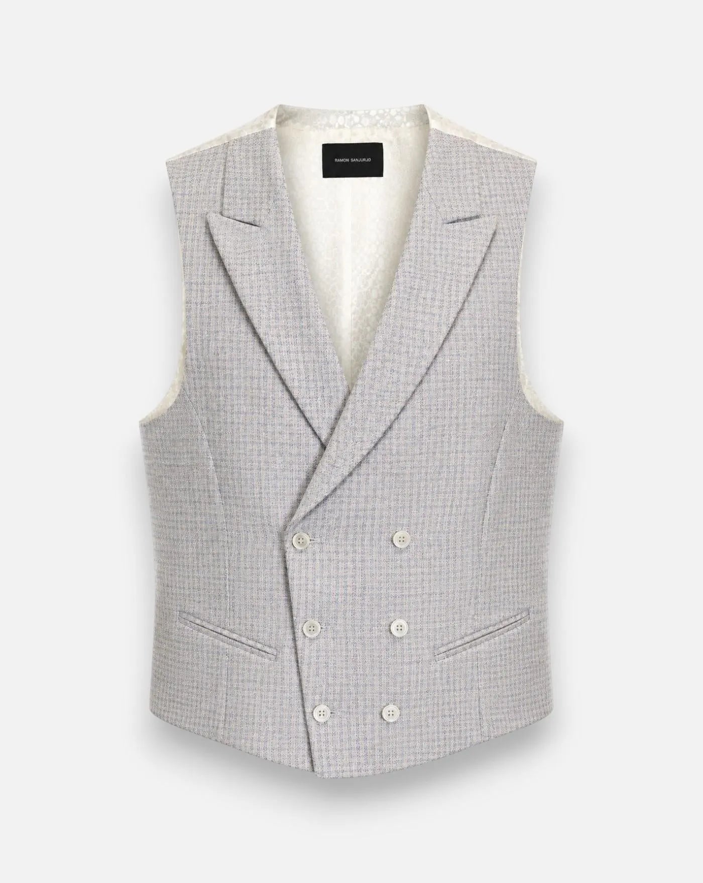 Chaleco Ramon Sanjurjo Cruzado 3636-3663-31 GREY/BLUE RAMON SANJURJO