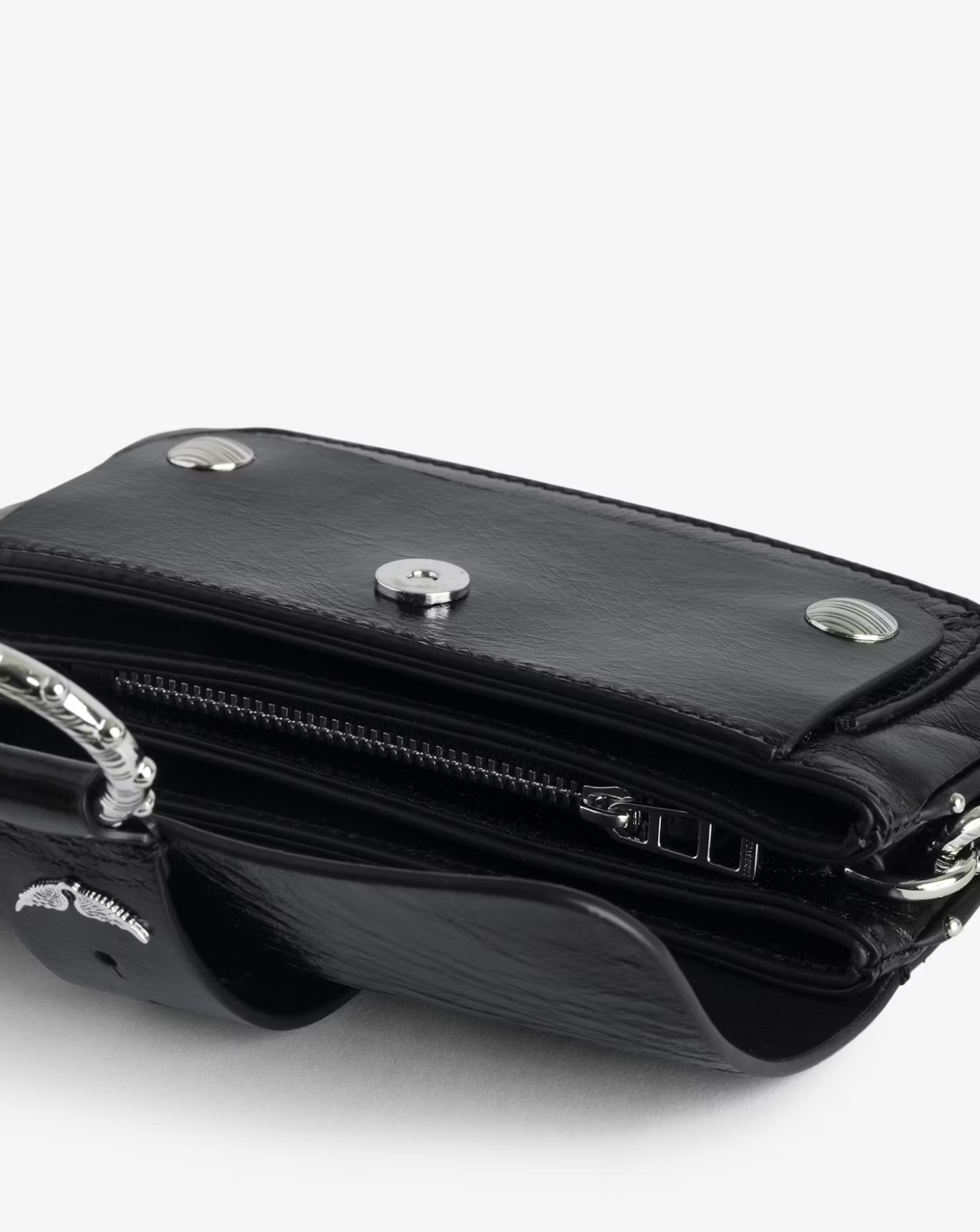 Bolso Zadig & Voltaire Kate Wallet Vintage Patent LWBA03910 BLACK 011 ZADIG & VOLTAIRE