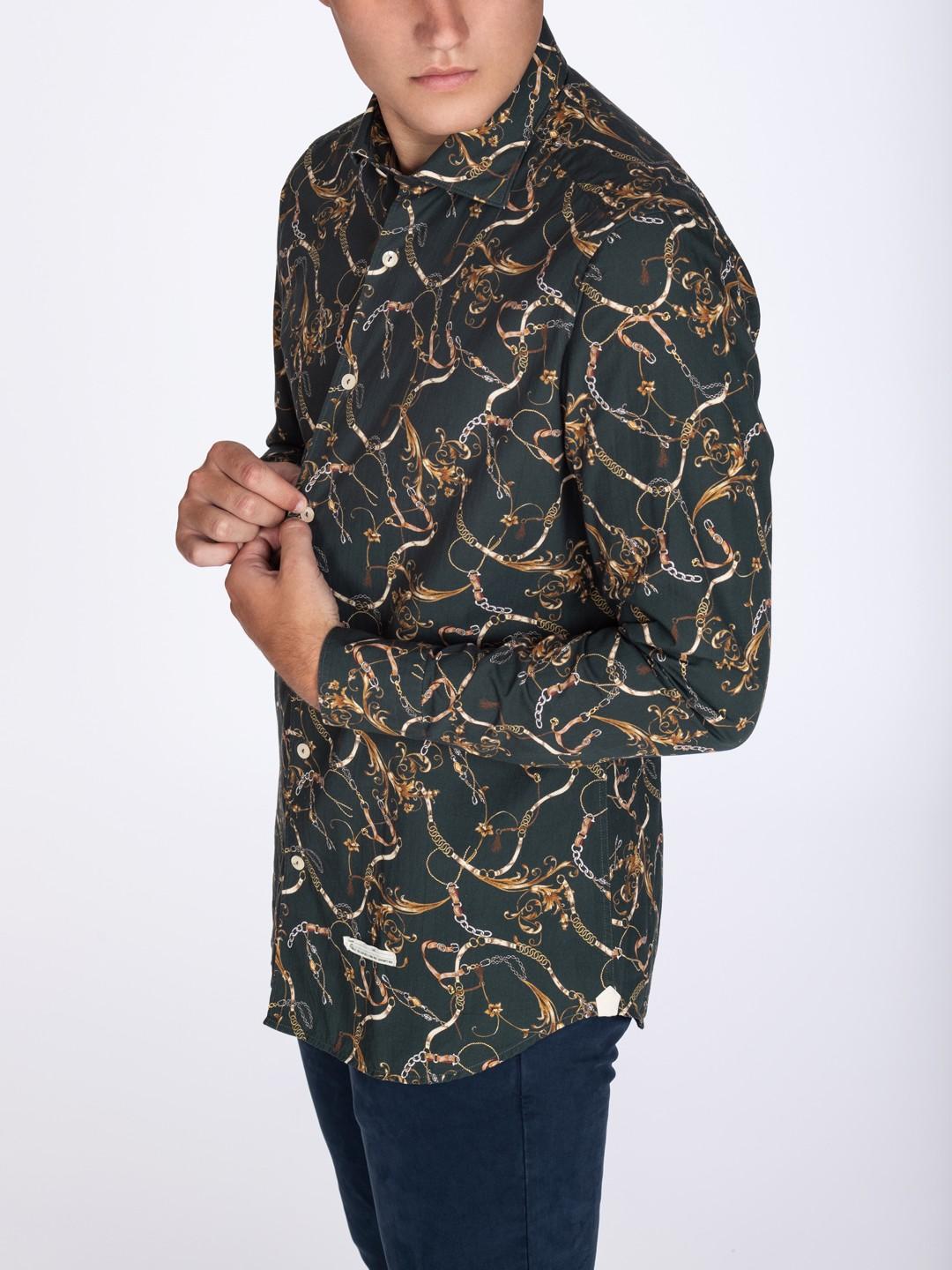 Camisa Tintoria Mattei Estampado 1RCWNJWFU1 60 TINTORIA MATTEI