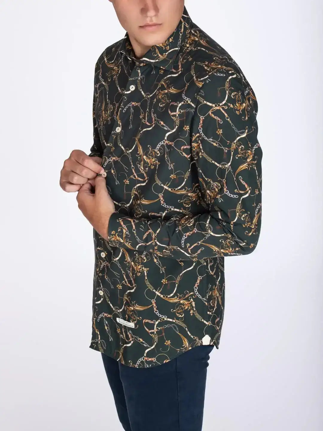 Camisa Tintoria Mattei Estampado 1RCWNJWFU1 60 TINTORIA MATTEI