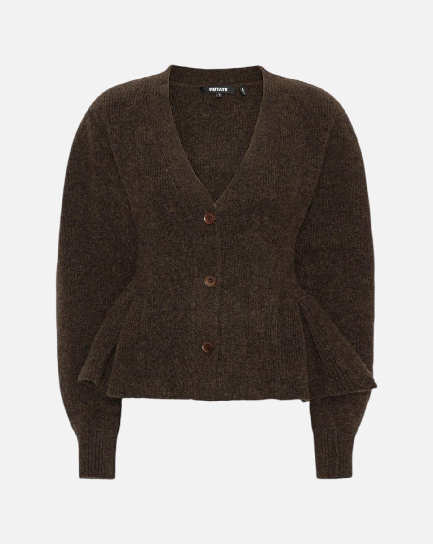 Chaqueta Rotate Knit Peplum Cardigan 1166181667 1667 ROTATE