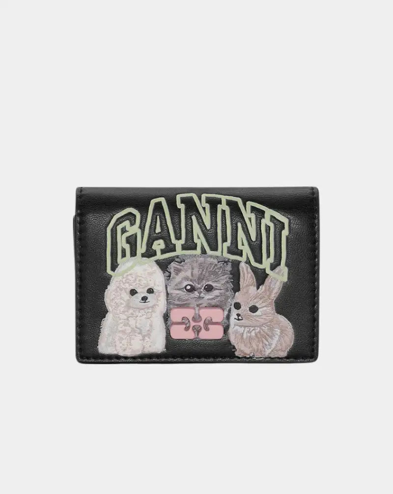 Cartera Ganni Bou Animals A6776 099 GANNI