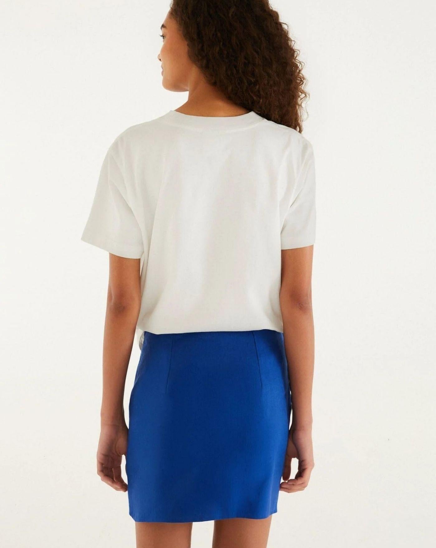 Falda Farm Rio Seahorse Blue Embroidery 363031 BLUE FARM RIO