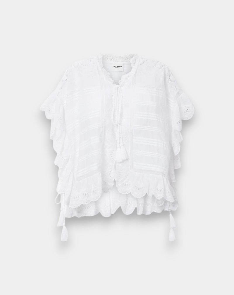 Blusa Isabel Marant Payton HT0768FAD1J05E 20WH ISABEL MARANT