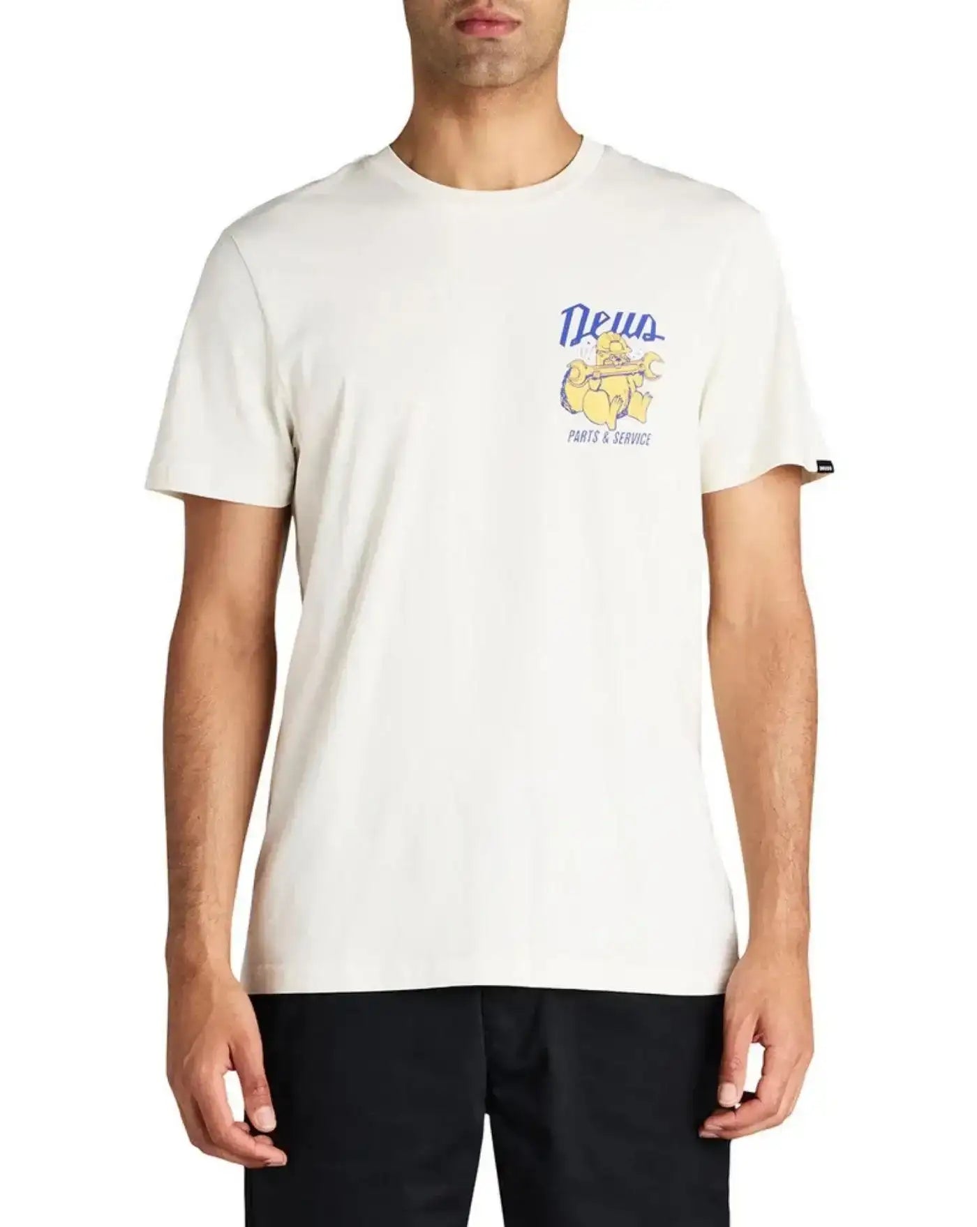 Camiseta Deus Ex Machina Overbite DMP251953C DIRTY WHITE DEUS EX MACHINA