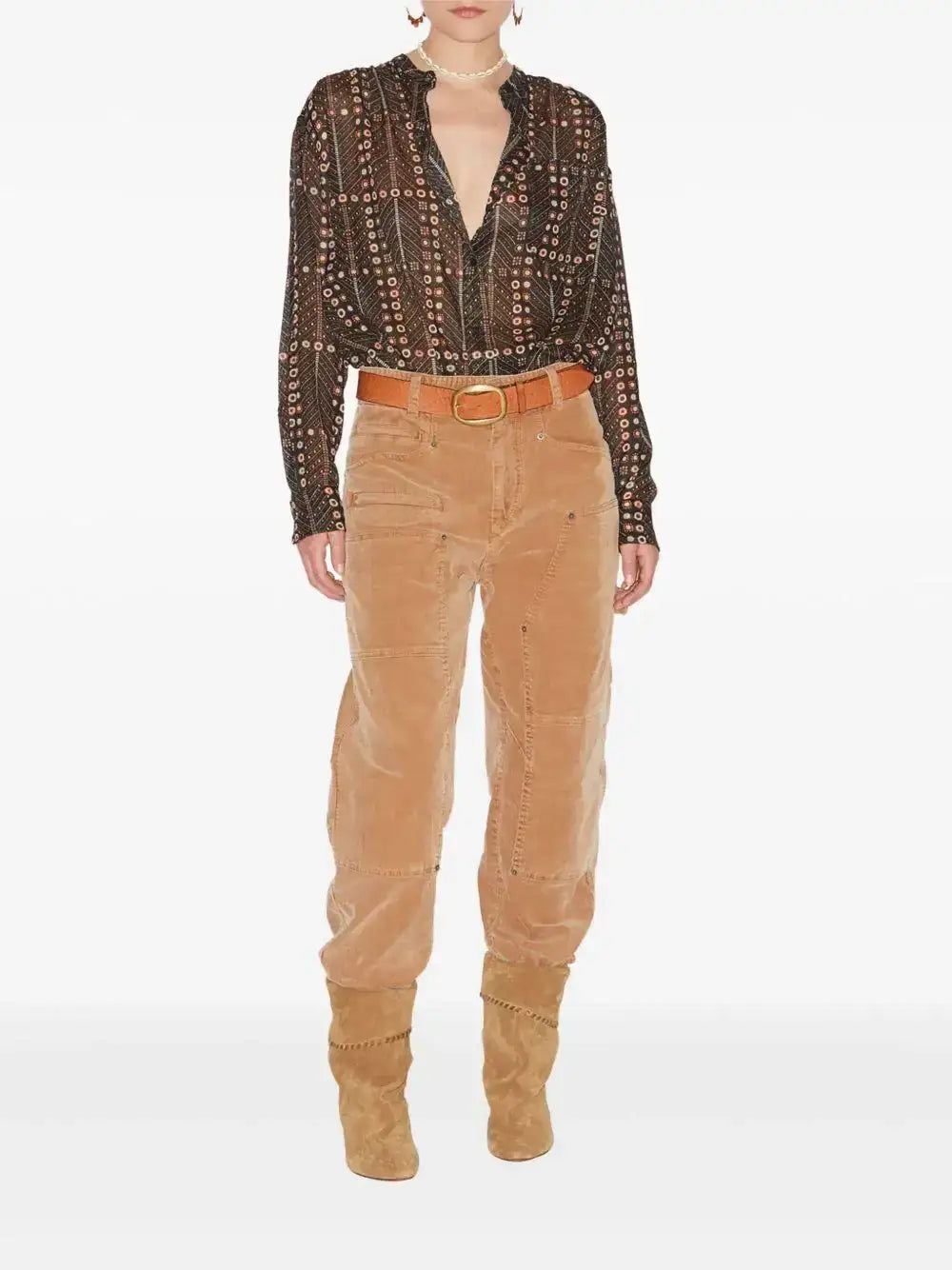 Camisa Isabel Marant Mexika HT0028FAC1J19E 02FK ISABEL MARANT