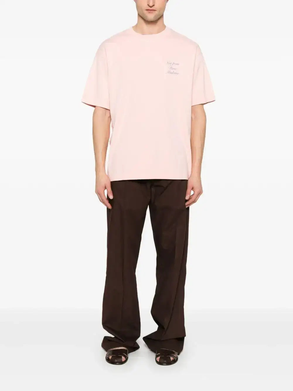 Camiseta Drole de Monsieur Le T-Shirt Slogan Cursive TS209 CO002 LPI DROLE DE MONSIEUR