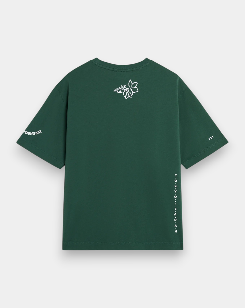 Camiseta Maison Kitsune Art Nouveau Stamps QM00107KJ0119 P399 MAISON KITSUNE