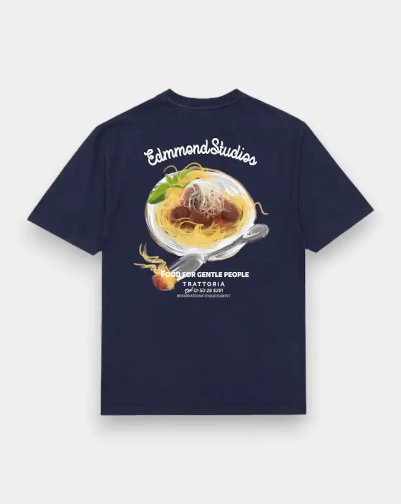 Camiseta Edmmond La Trattoria 3253015590 PLAIN NAVY EDMMOND