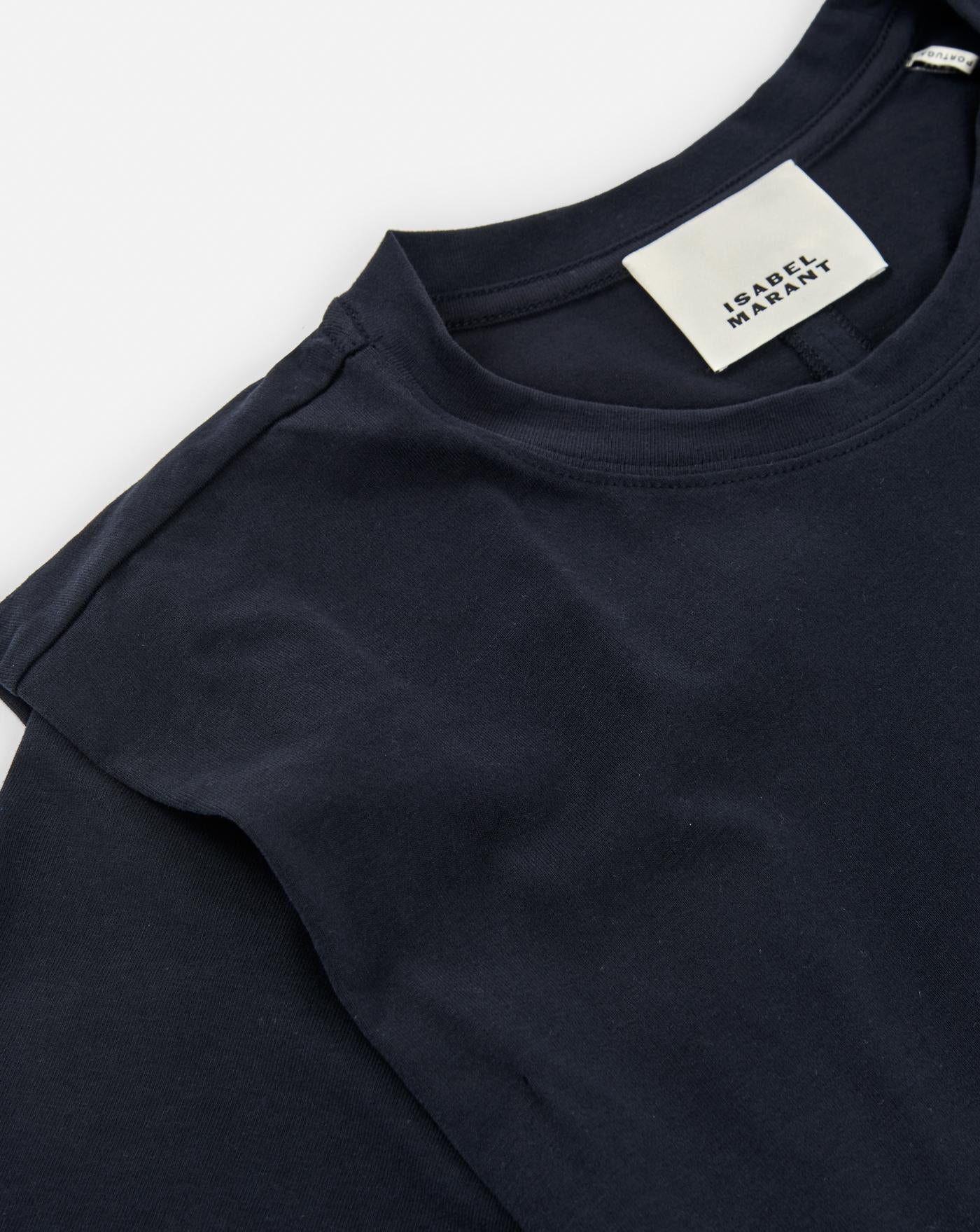 Camiseta Isabel Marant Zelitos TS0041FAA1N41I 01BK ISABEL MARANT