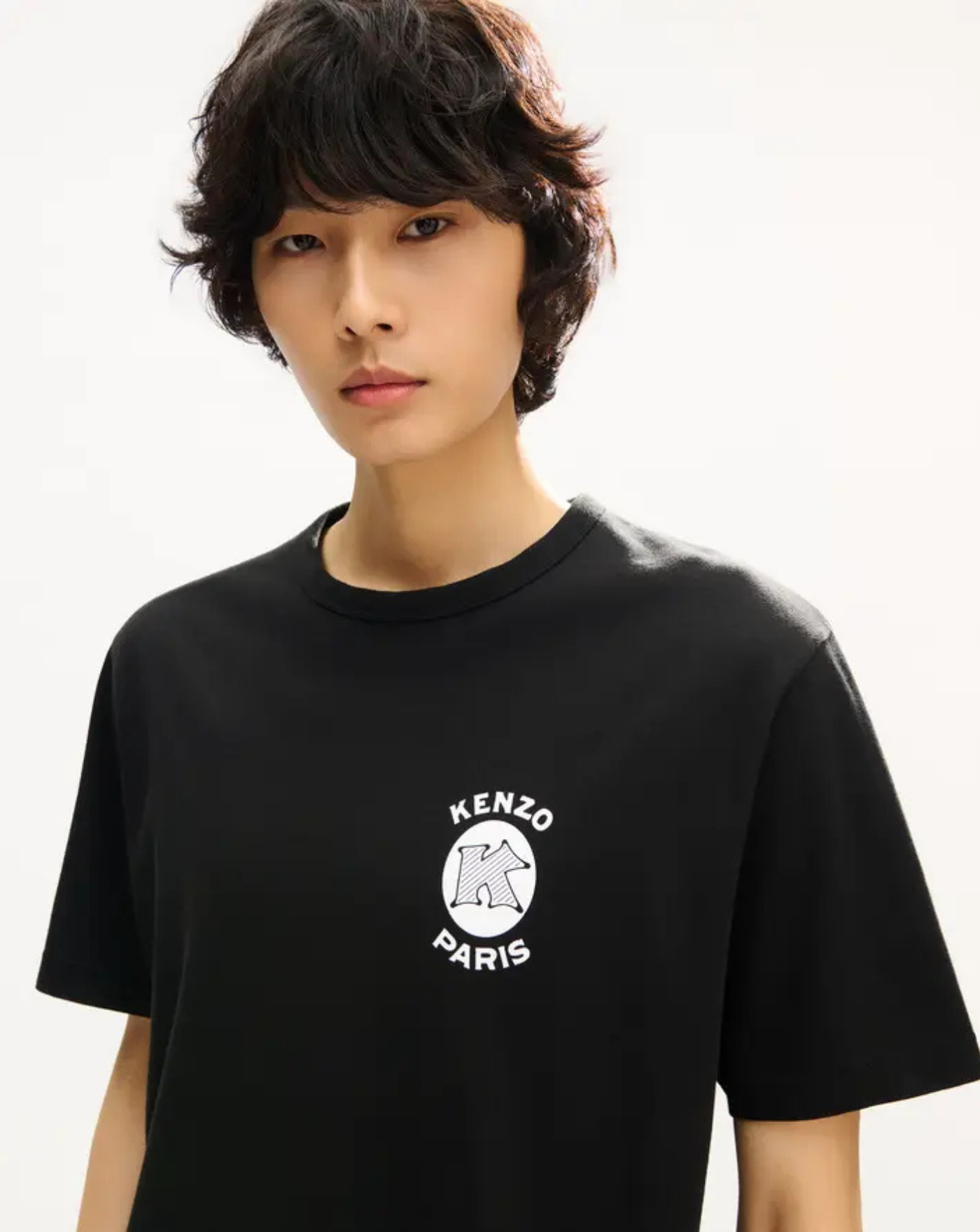 Camiseta de algodón 'KENZO Paris Emblem' FG65TS2954SG 99J BLACK KENZO