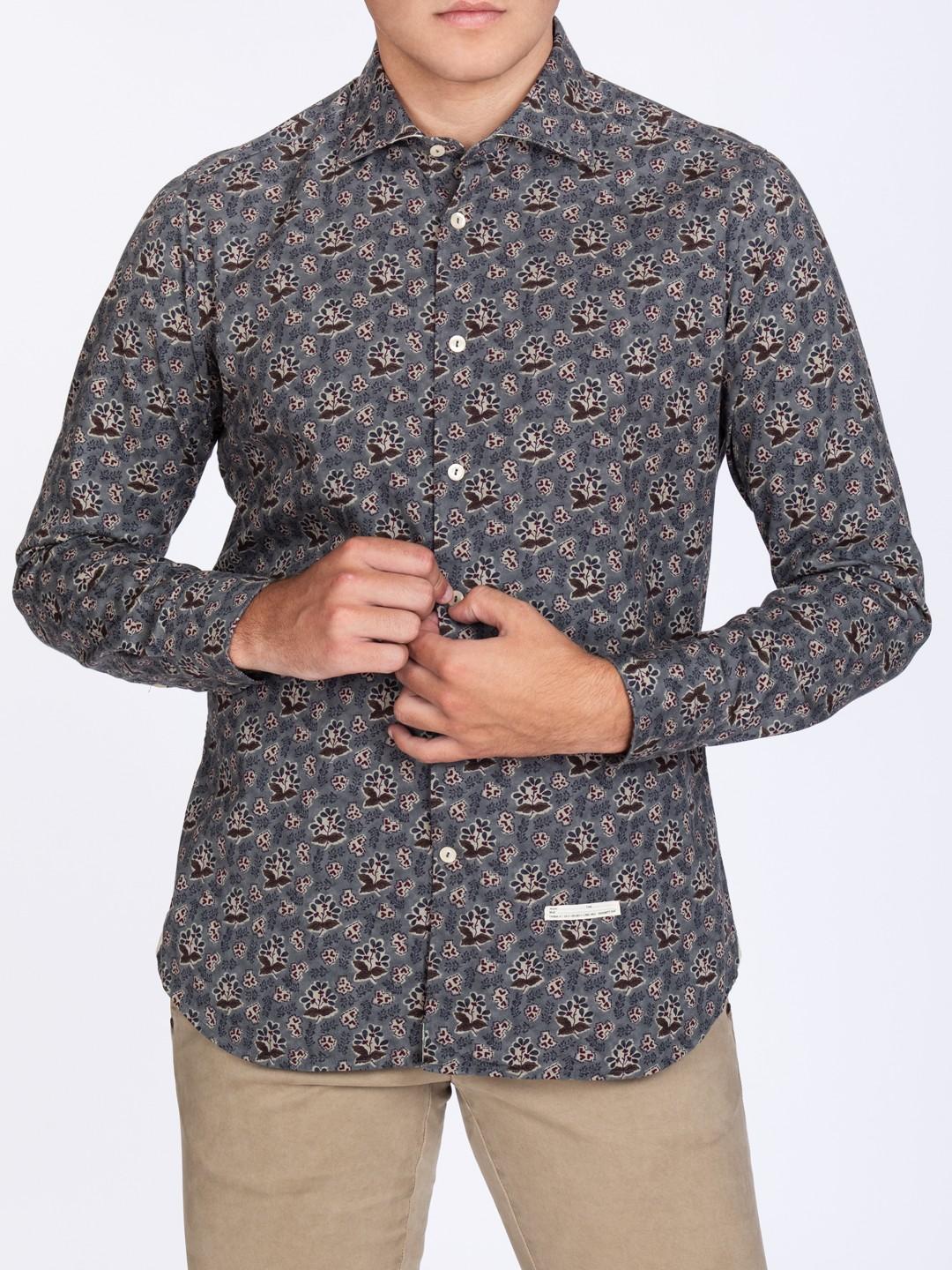 Camisa Tintoria Mattei Estampado 1RC1NJWFD1 97 TINTORIA MATTEI
