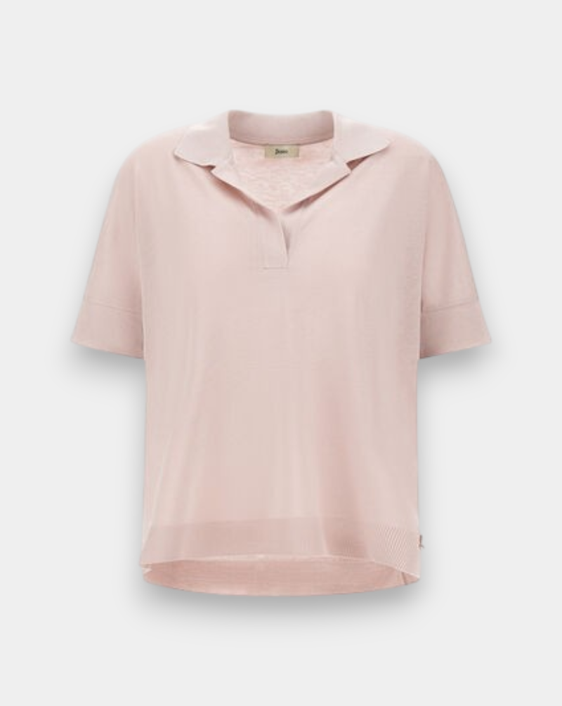 Polo Herno Glam Knit Effect JPL00113D 520564035 HERNO