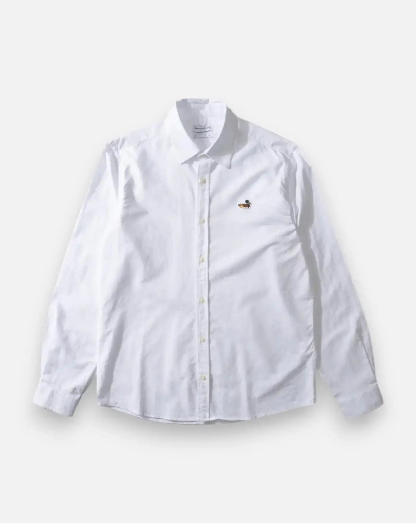 Camisa Edmmond Duck Shirt Oxford 1261001000 PLAIN WHITE EDMMOND