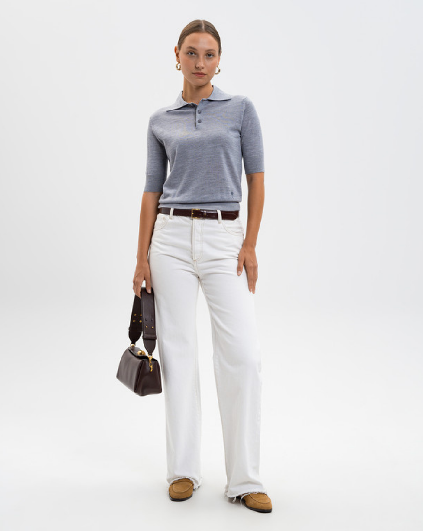 Polo Ami Paris Knitwear FPL412KN0066 050 AMI PARIS