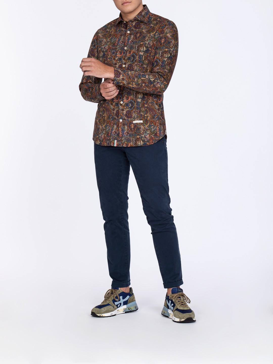 Camisa Tintoria Mattei Estampado 1RC4NJWFR2 25 TINTORIA MATTEI