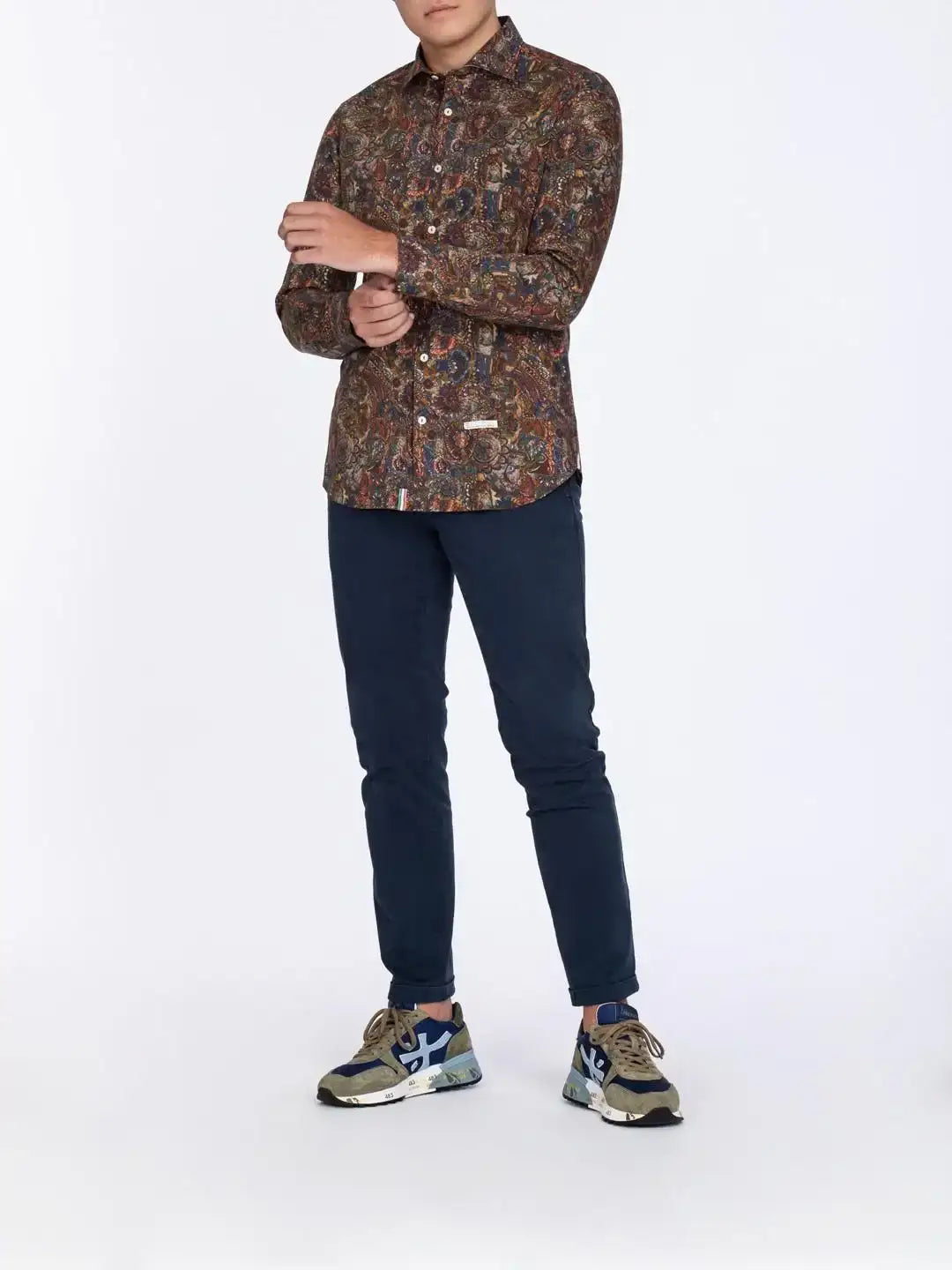 Camisa Tintoria Mattei Estampado 1RC4NJWFR2 25 TINTORIA MATTEI