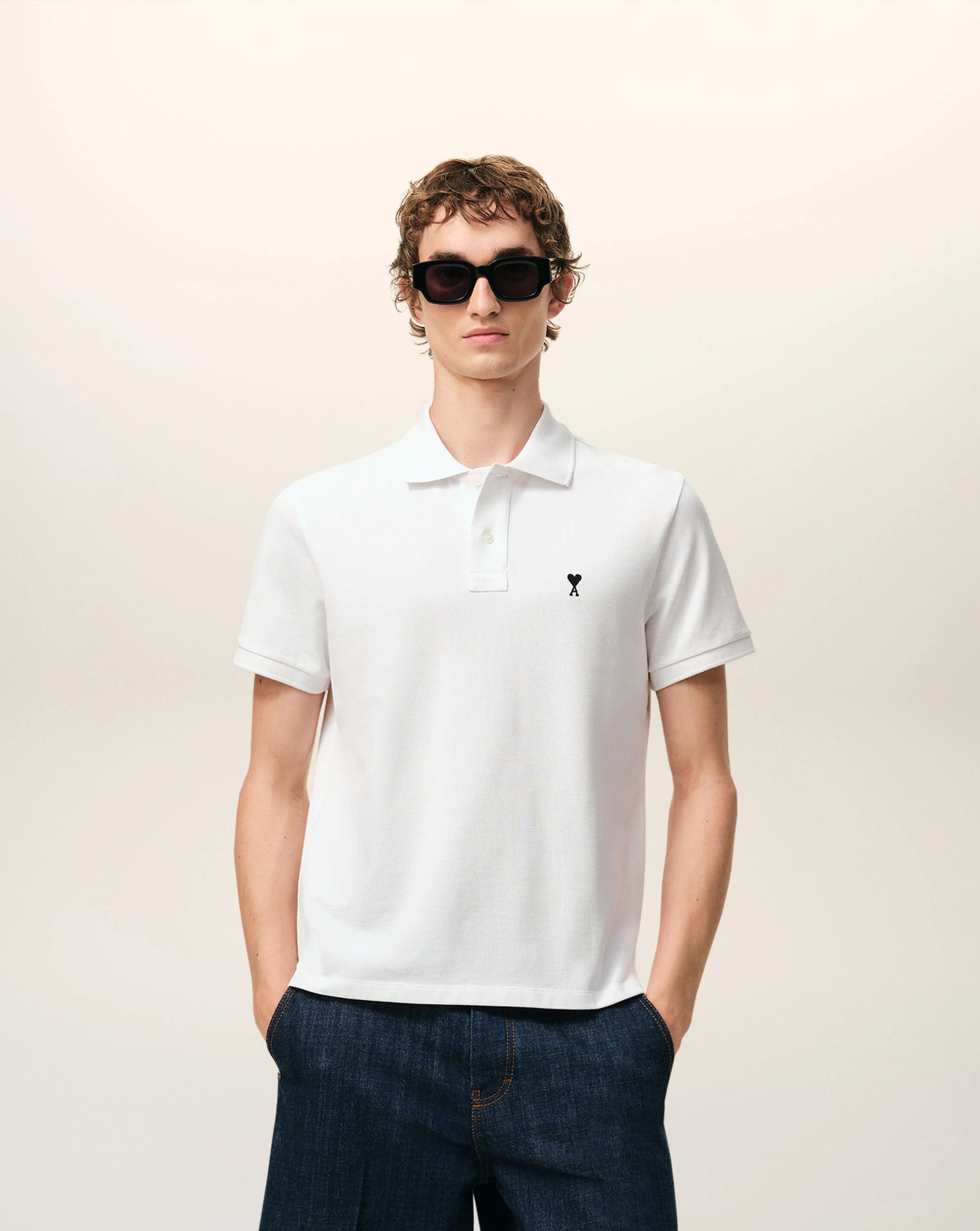 Polo Ami Paris Ami de Coeur HPL411760 100 AMI PARIS