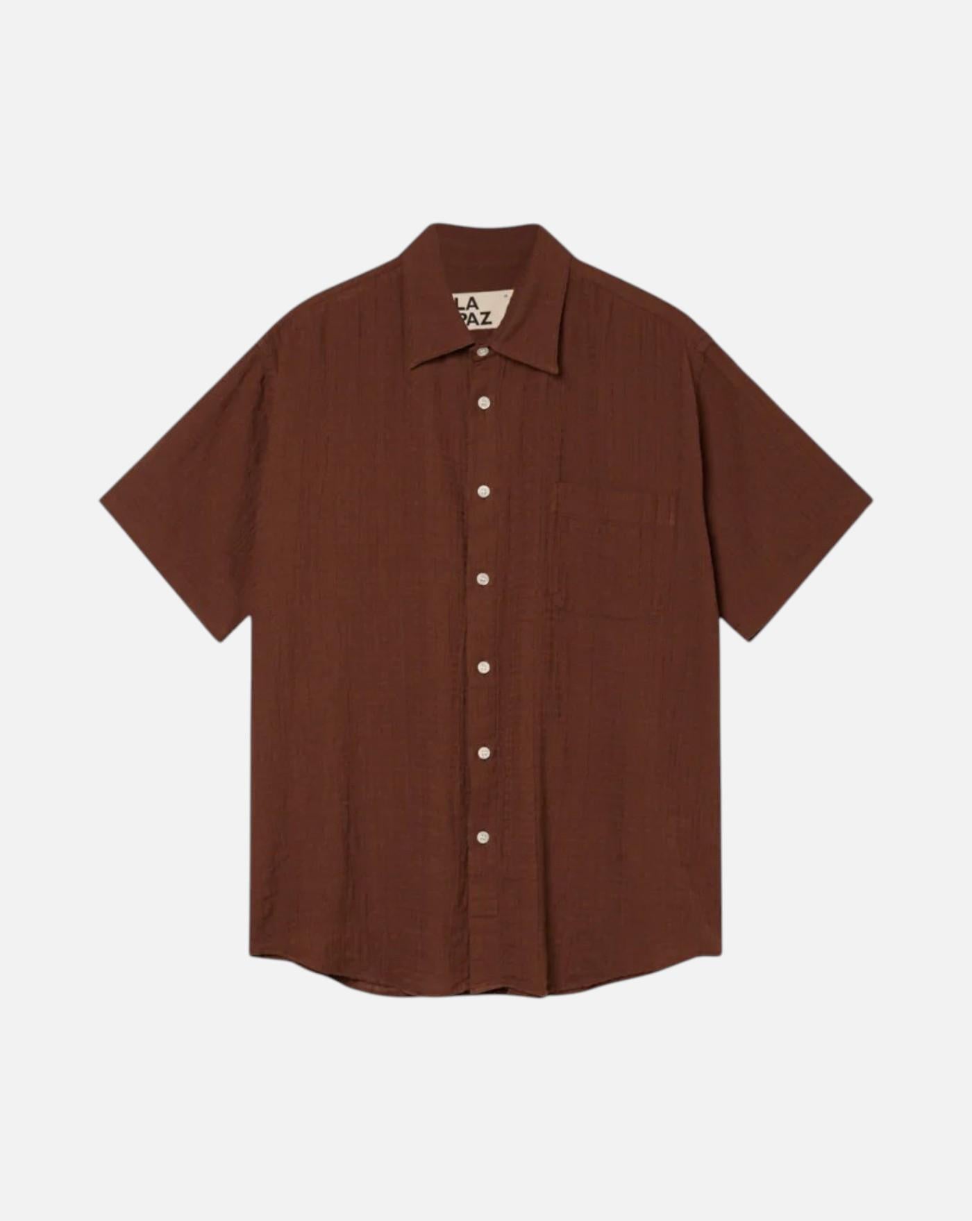 Camisa Roque Baggy de La Paz SS260140910 AZTEC BROWN LA PAZ