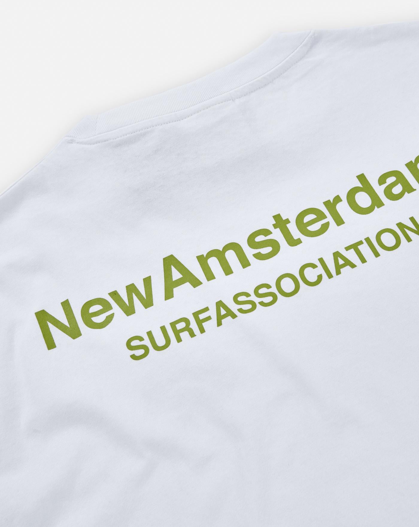 Camiseta New Amsterdam Logo Tee 2501086001 WHITE/GREEN NEW AMSTERDAM