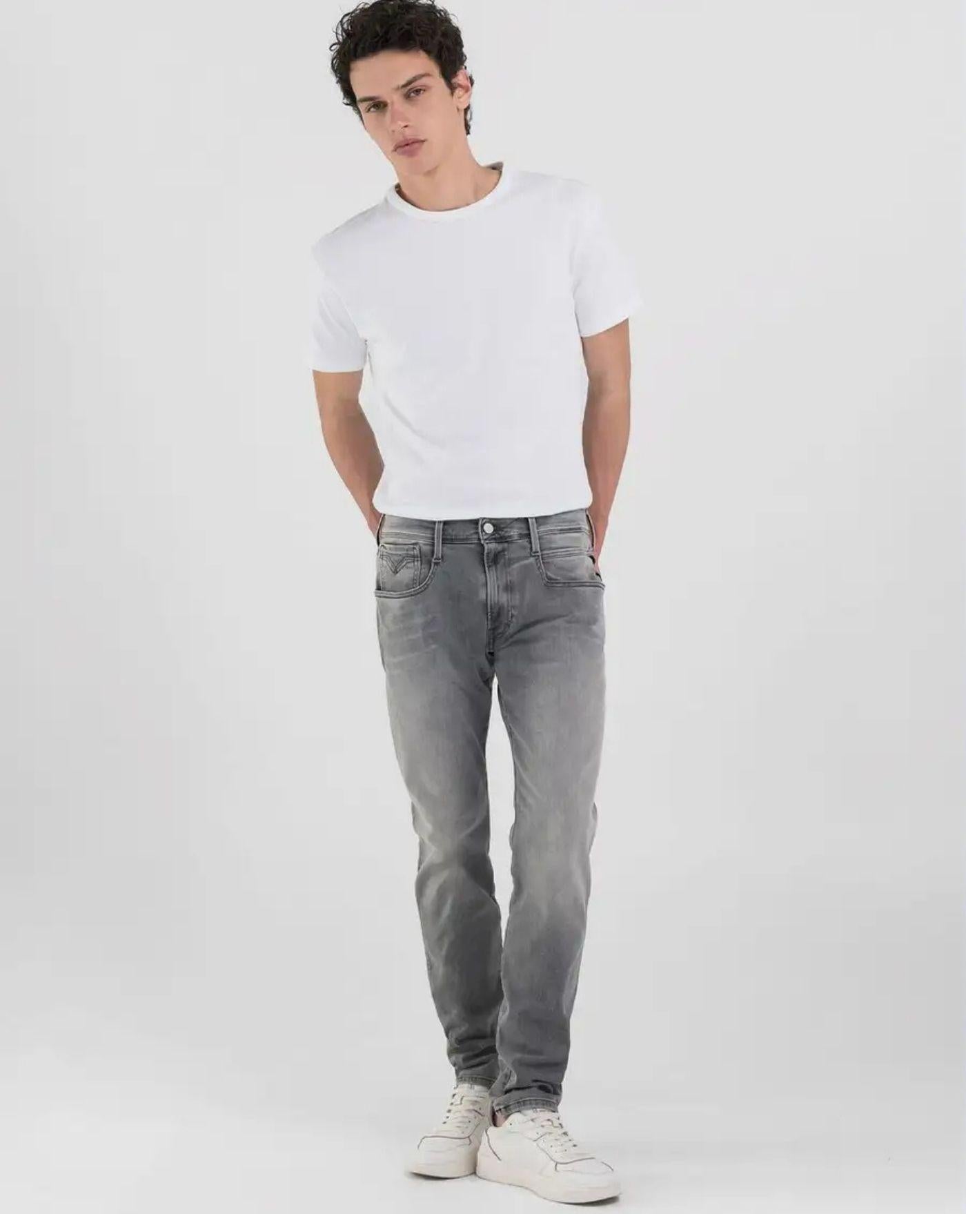 Denim Replay Anbass Hyperflex M914032E66107B 096 REPLAY