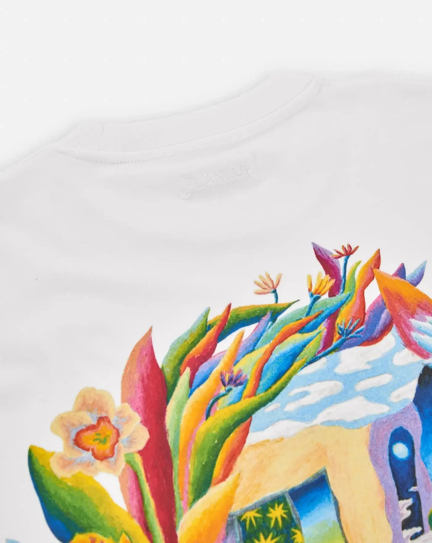 Camiseta Flâneur Passage of Time F13134 WHITE FLANEUR