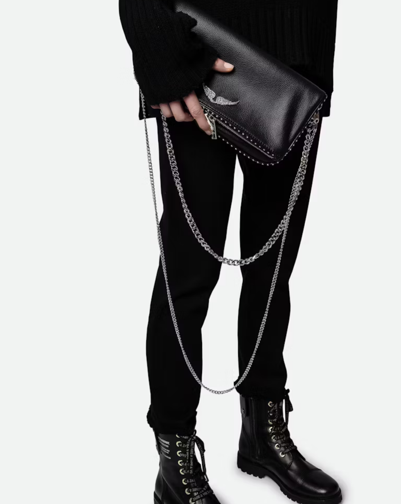 Bolso Zadig & Voltaire Rock Grained LWBA00002 011 ZADIG & VOLTAIRE