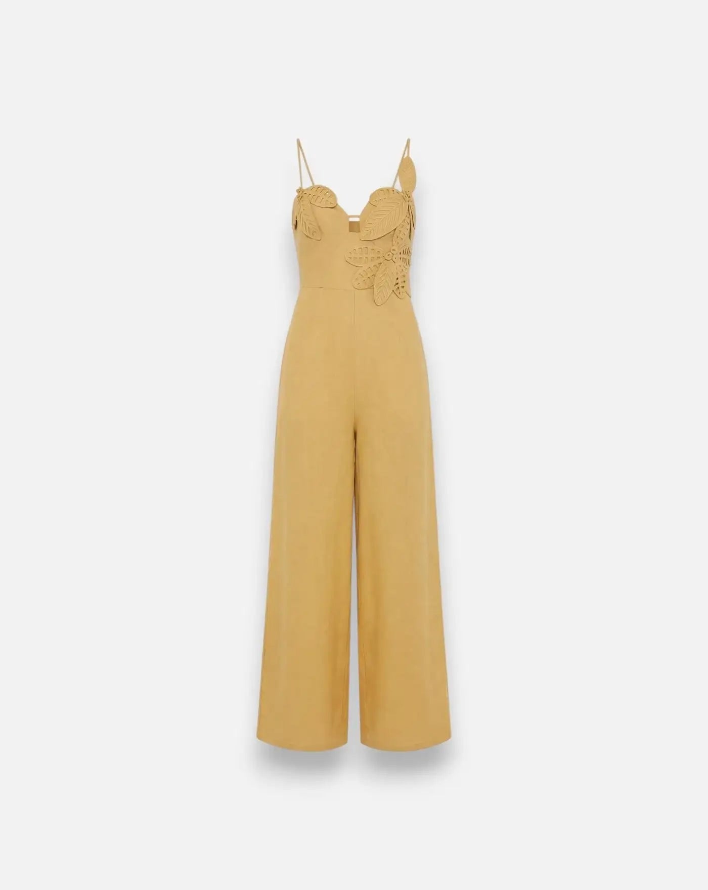 Vestido Farm Rio Sand Flowered Jumpsuit 349647 L0029 SAND FARM RIO