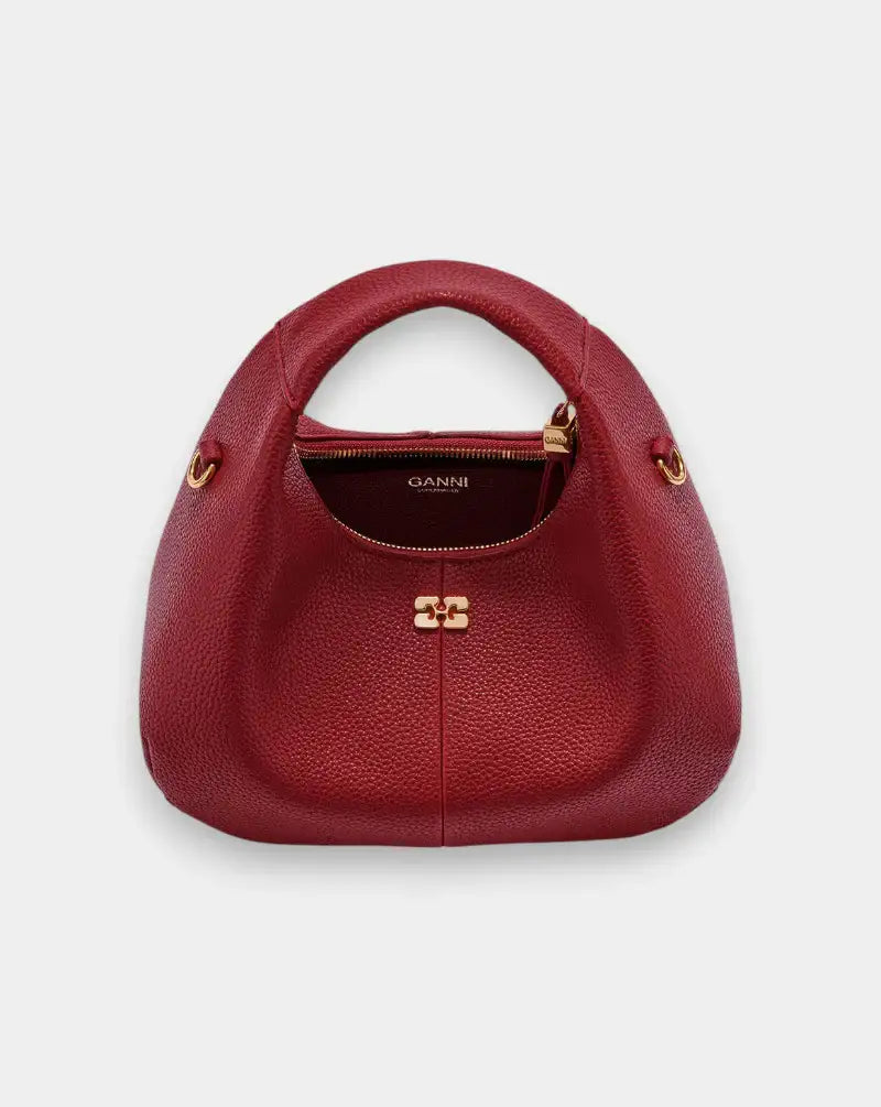 Bolso Ganni Hobo Mini Grained B2070141 09F GANNI