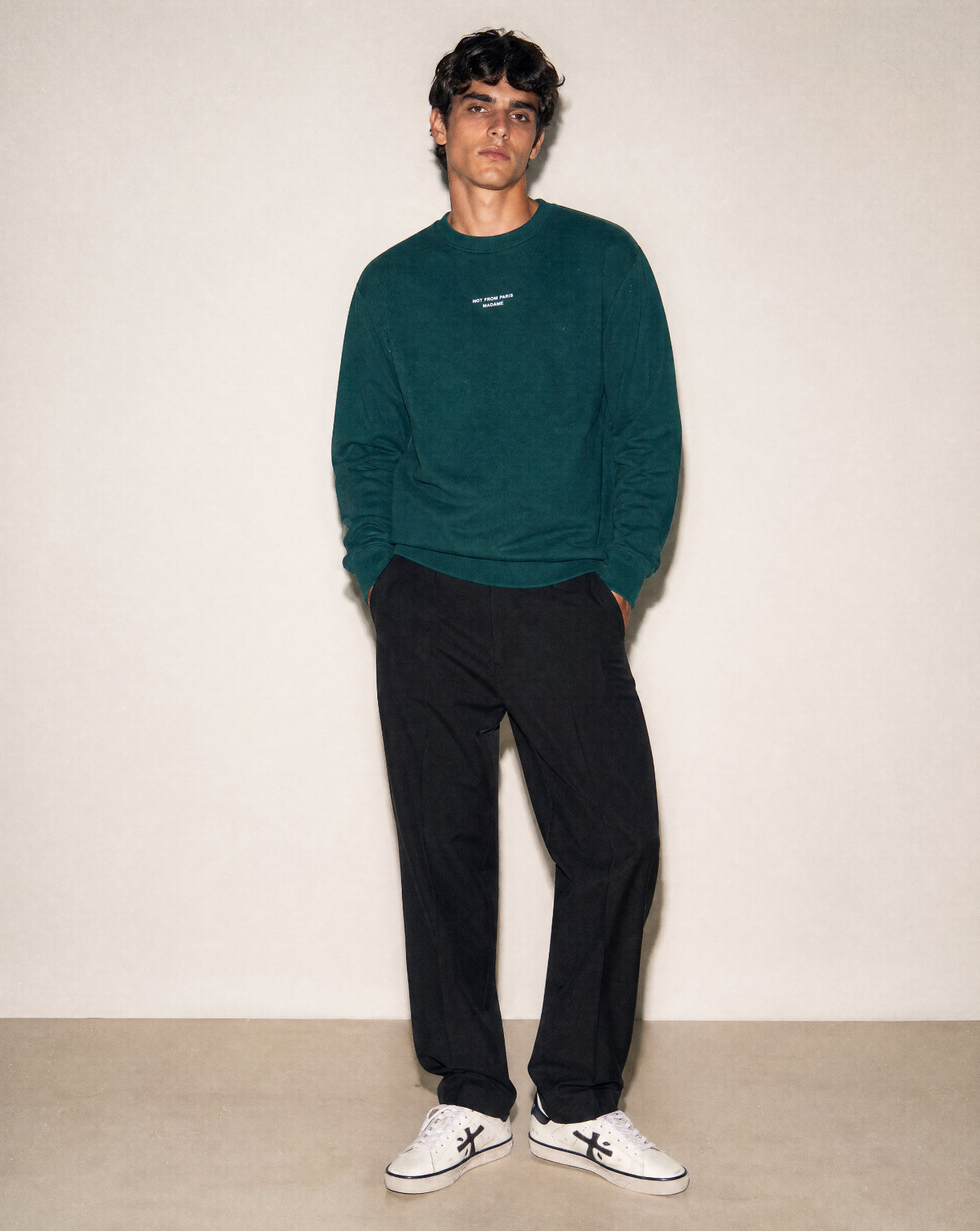 Sudadera Drole de Monsieur Le Sweatshirt Slogan Classique SW148 CO127 DGN DROLE DE MONSIEUR