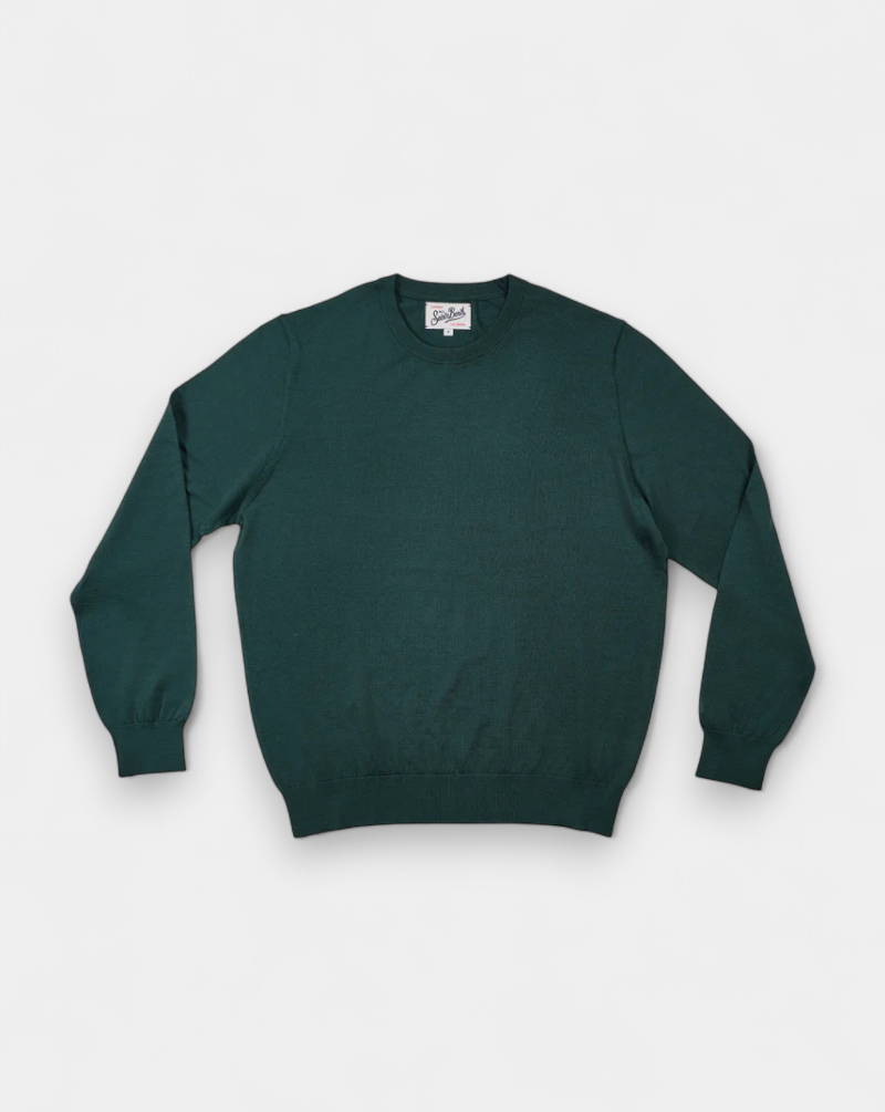 Jersey Mc2 Saint Barth Regent Merino REGE013 00026I51 BRITISH GREEN MC2 SAINT BARTH