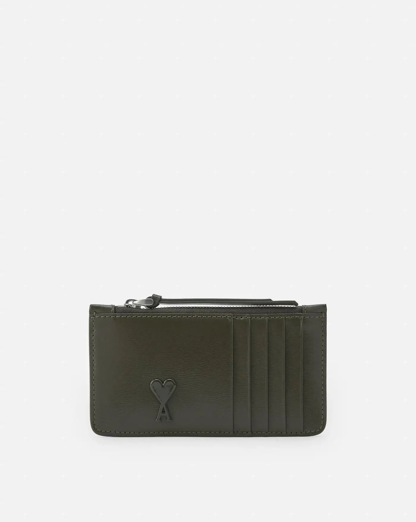 Cartera Ami Paris Adc Zipped USL100 830 BLACK OLIVE AMI PARIS
