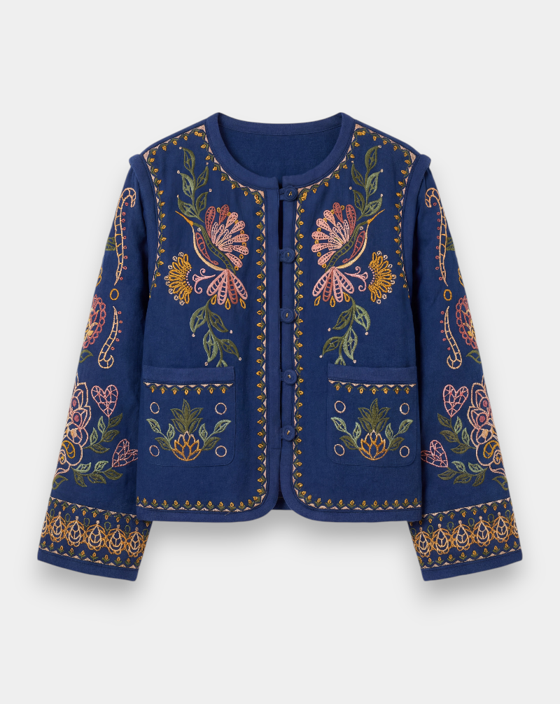 Chaqueta Farm Rio Embroidered Pockets Richelieu Jacket 352001 L0077 FARM RIO