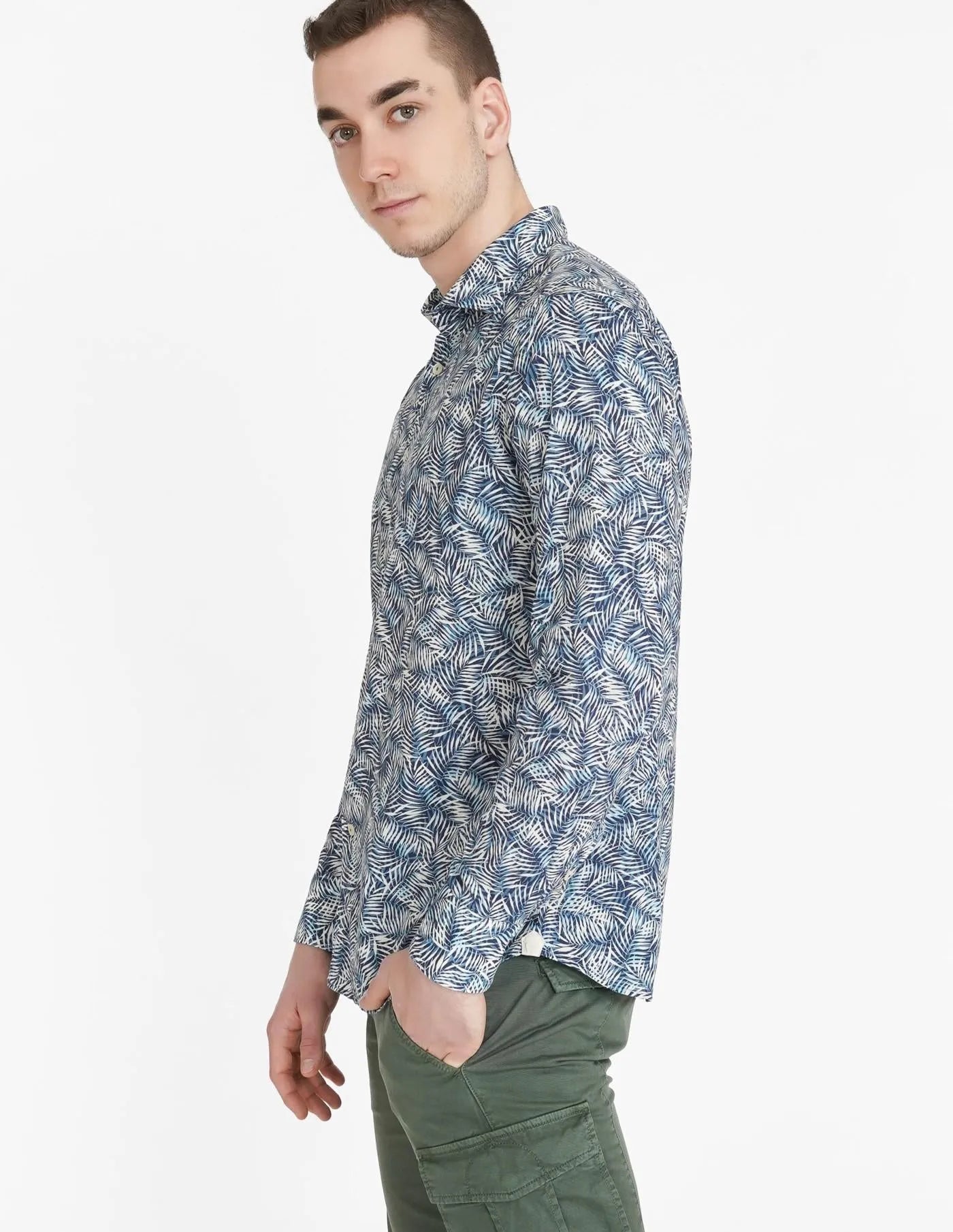 Camisa Tintoria Mattei Estampado 1RF4NJWFD4 88 TINTORIA MATTEI