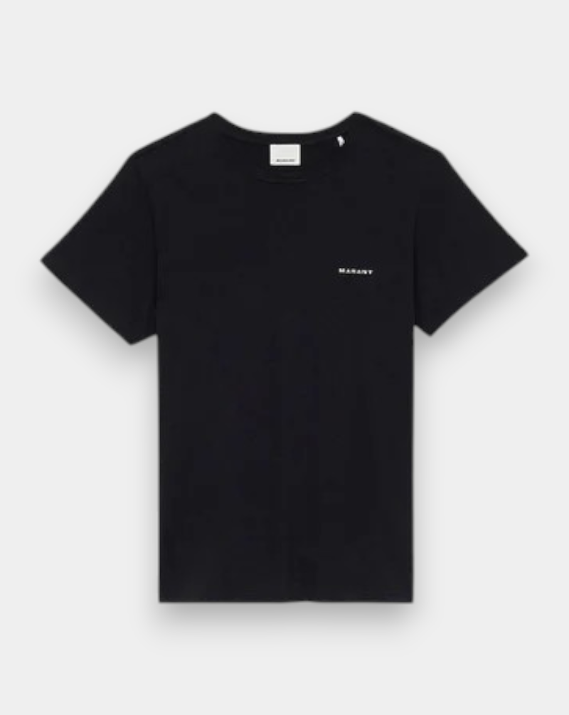 Camiseta Isabel Marant Zafferh Tee TS0047HAB3N13H 01BK ISABEL MARANT