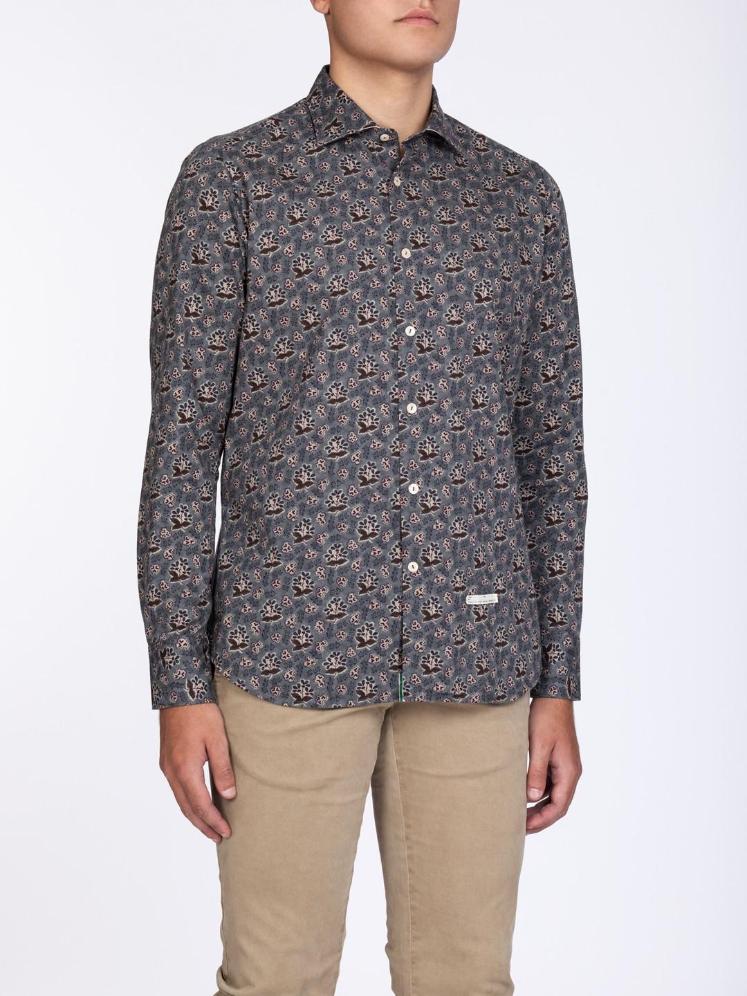 Camisa Tintoria Mattei Estampado 1RC1NJWFD1 97 TINTORIA MATTEI