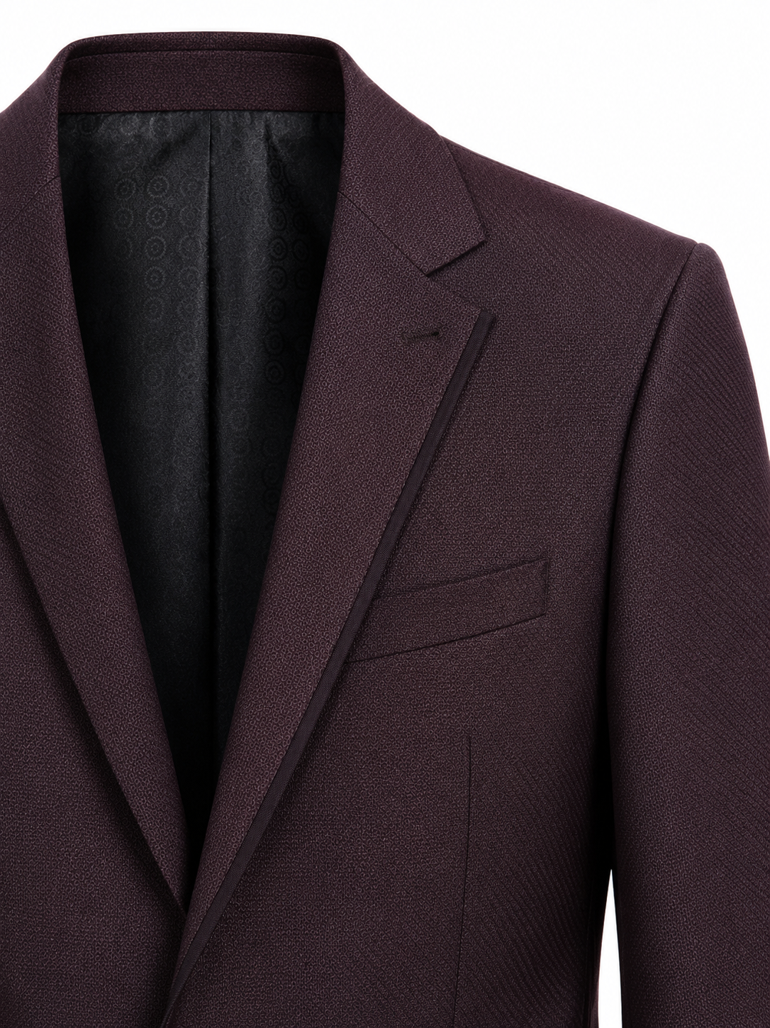 Traje Roberto Vicentti Semichaque K49401.500 BURDEOS ROBERTO VICENTTI