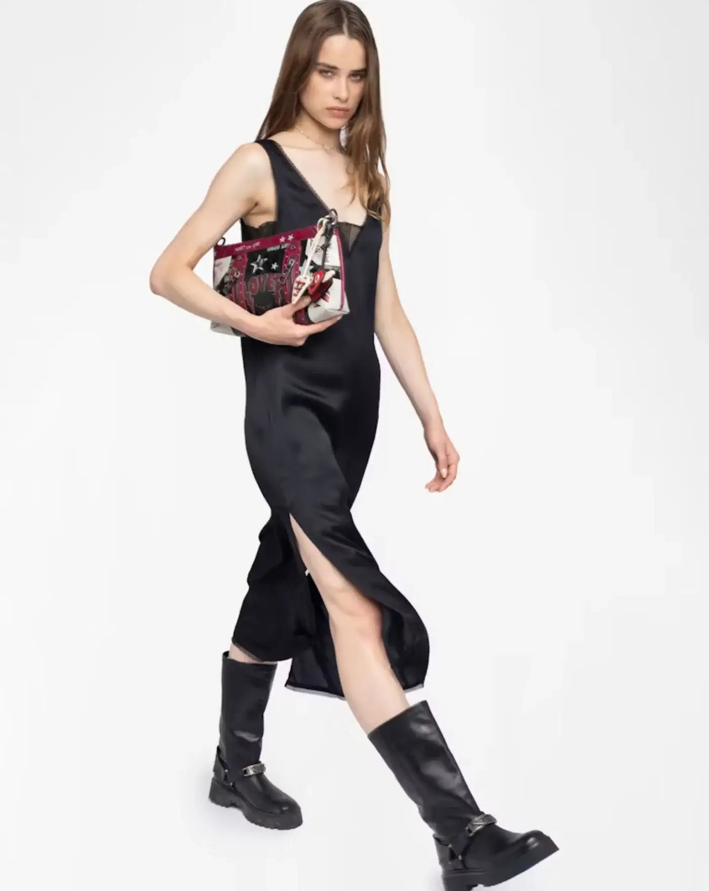 Vestido Zadig & Voltaire Renzo Satin WWDR02556 011 ZADIG & VOLTAIRE