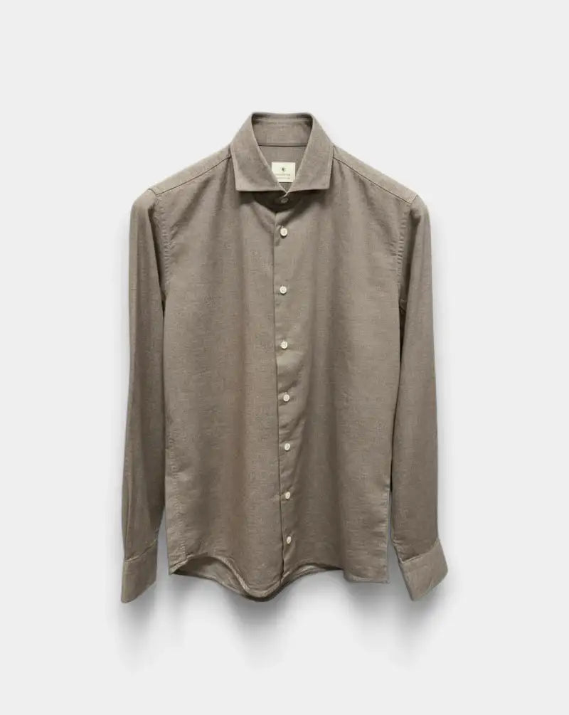 Camisa Bastoncino Franela B1726/3 BROWN BASTONCINO