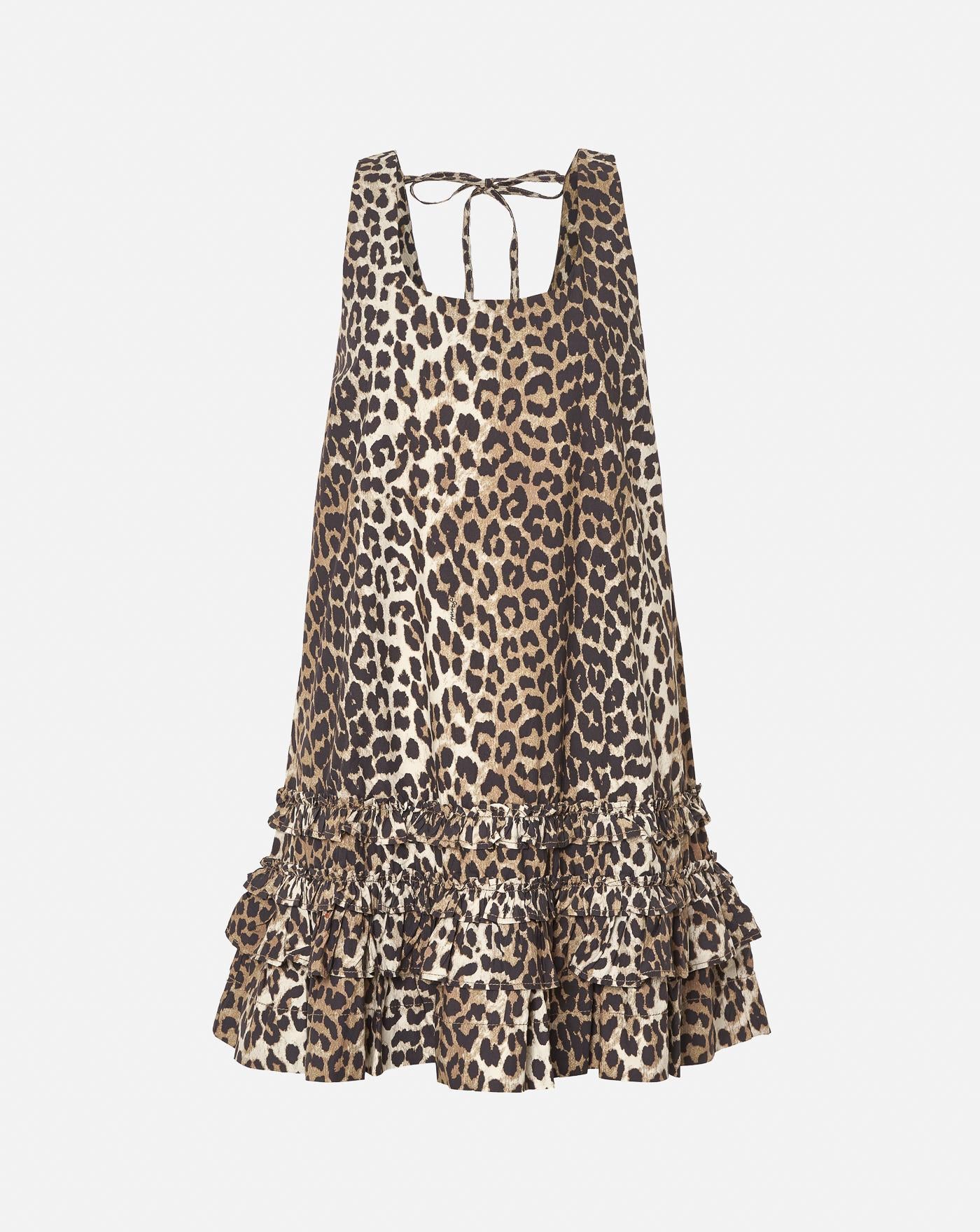 Vestido Ganni Printed Cotton W0906 943 GANNI