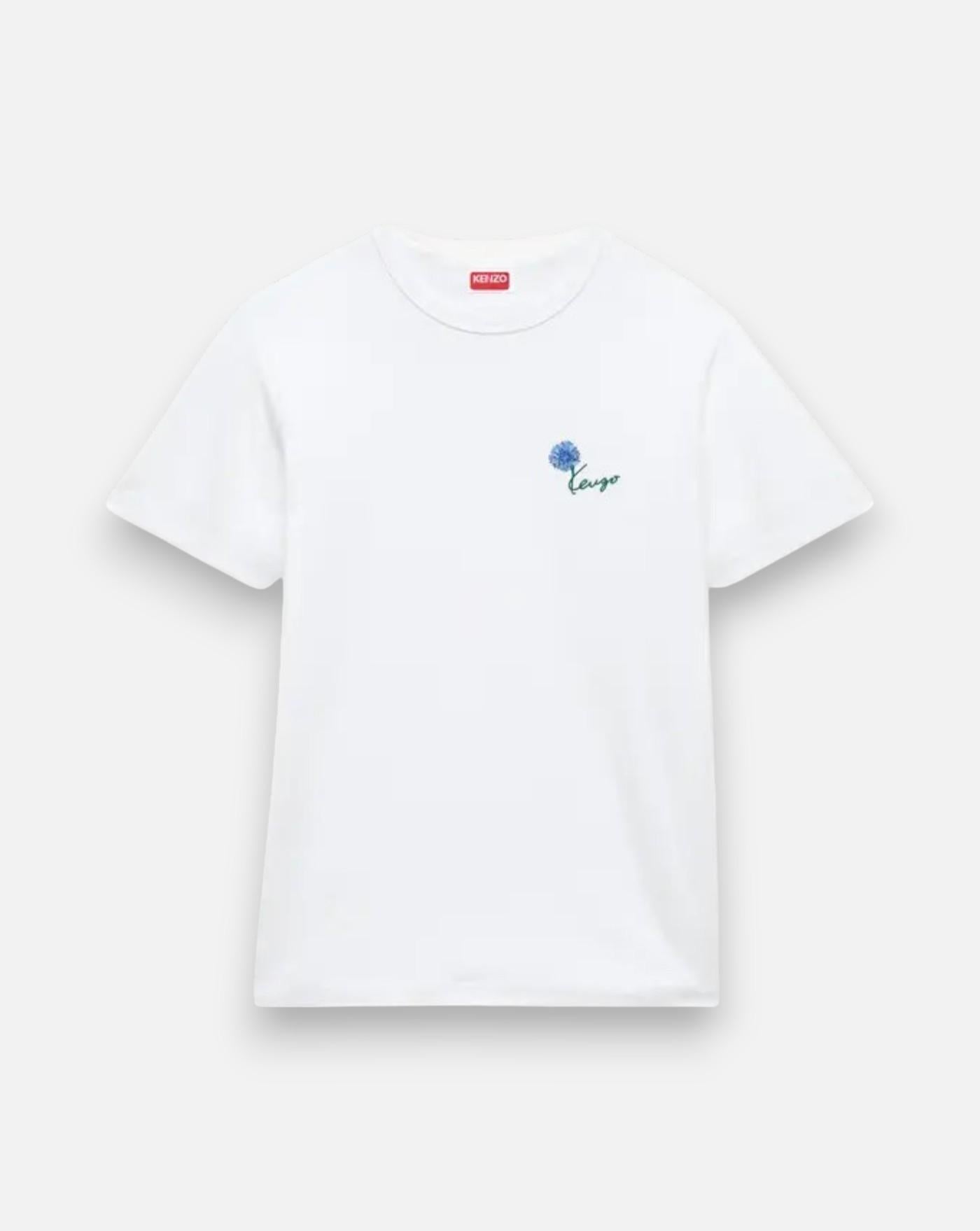 Camiseta Kenzo Tulip FG65TS1624SG 02 OFF WHITE KENZO
